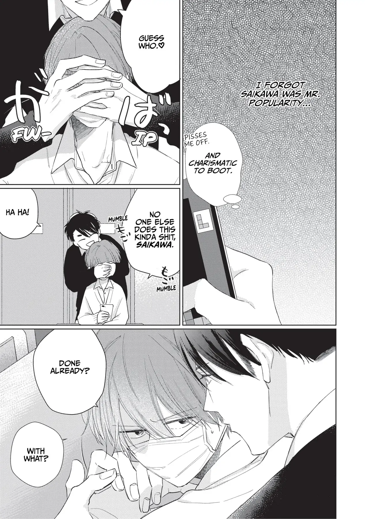 Mask Danshi wa Koishitakunai no ni (Official) - Volume 3 Chapter 20 manhwa