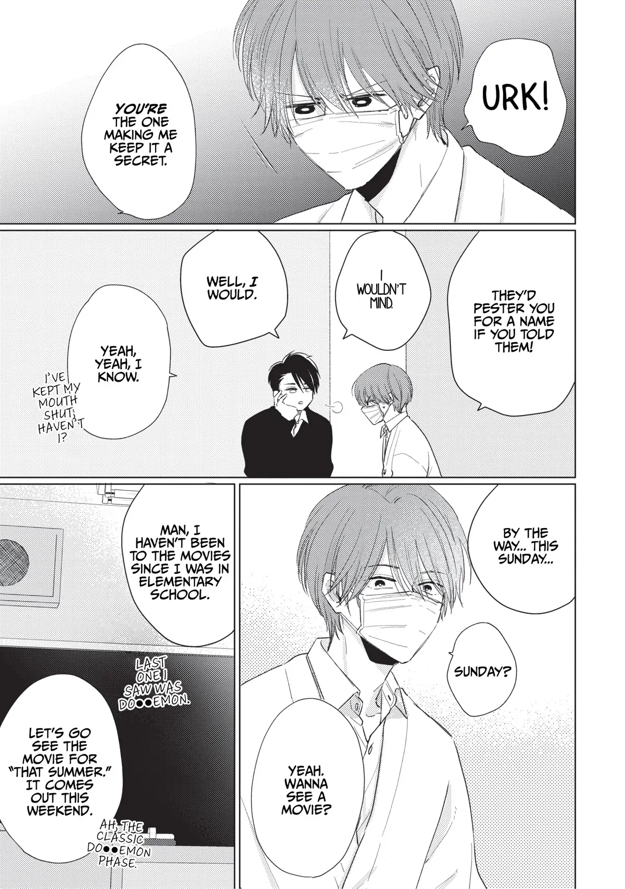 Mask Danshi wa Koishitakunai no ni (Official) - Volume 3 Chapter 20 manhwa
