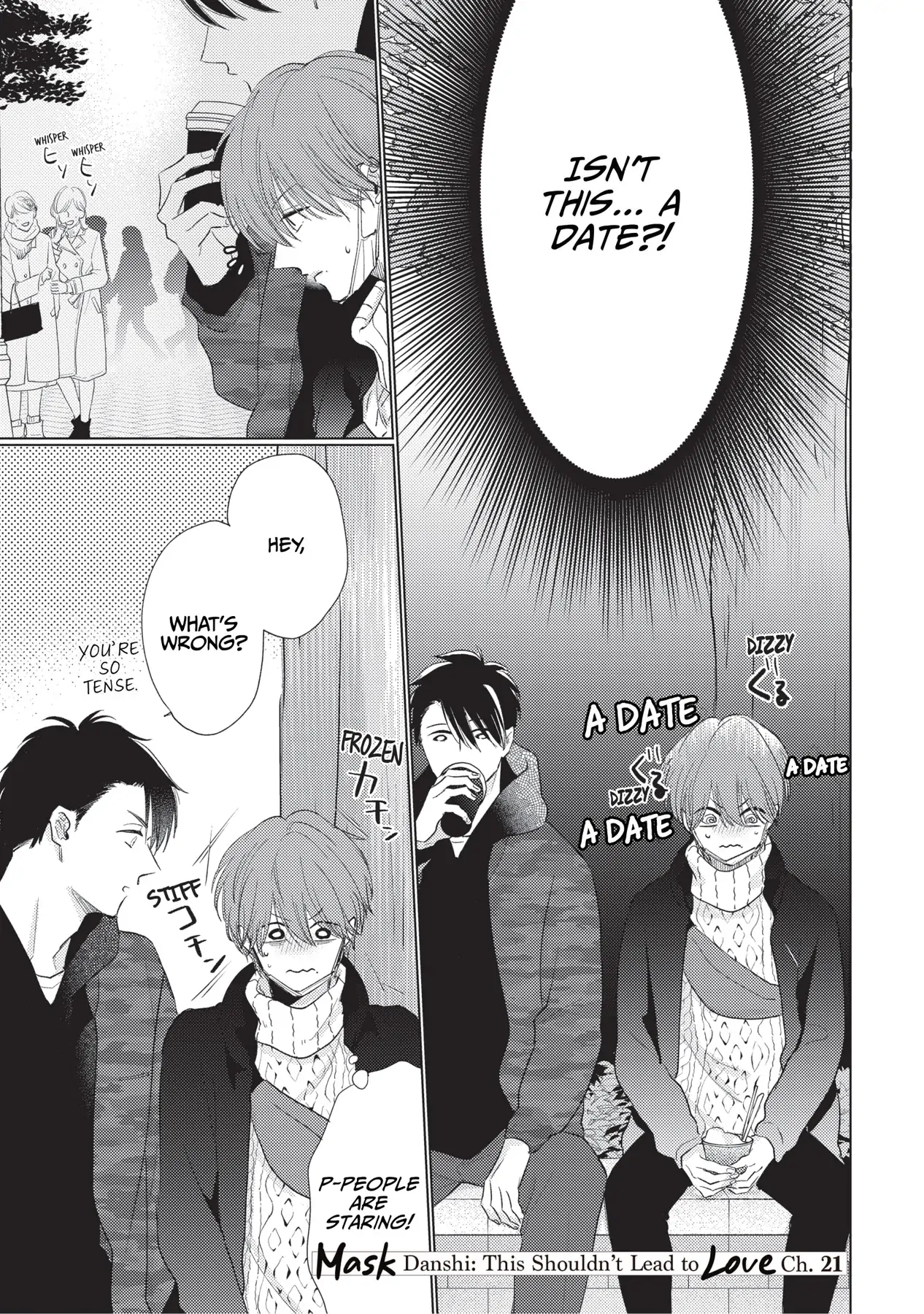 Mask Danshi wa Koishitakunai no ni (Official) - Volume 3 Chapter 21 manhwa
