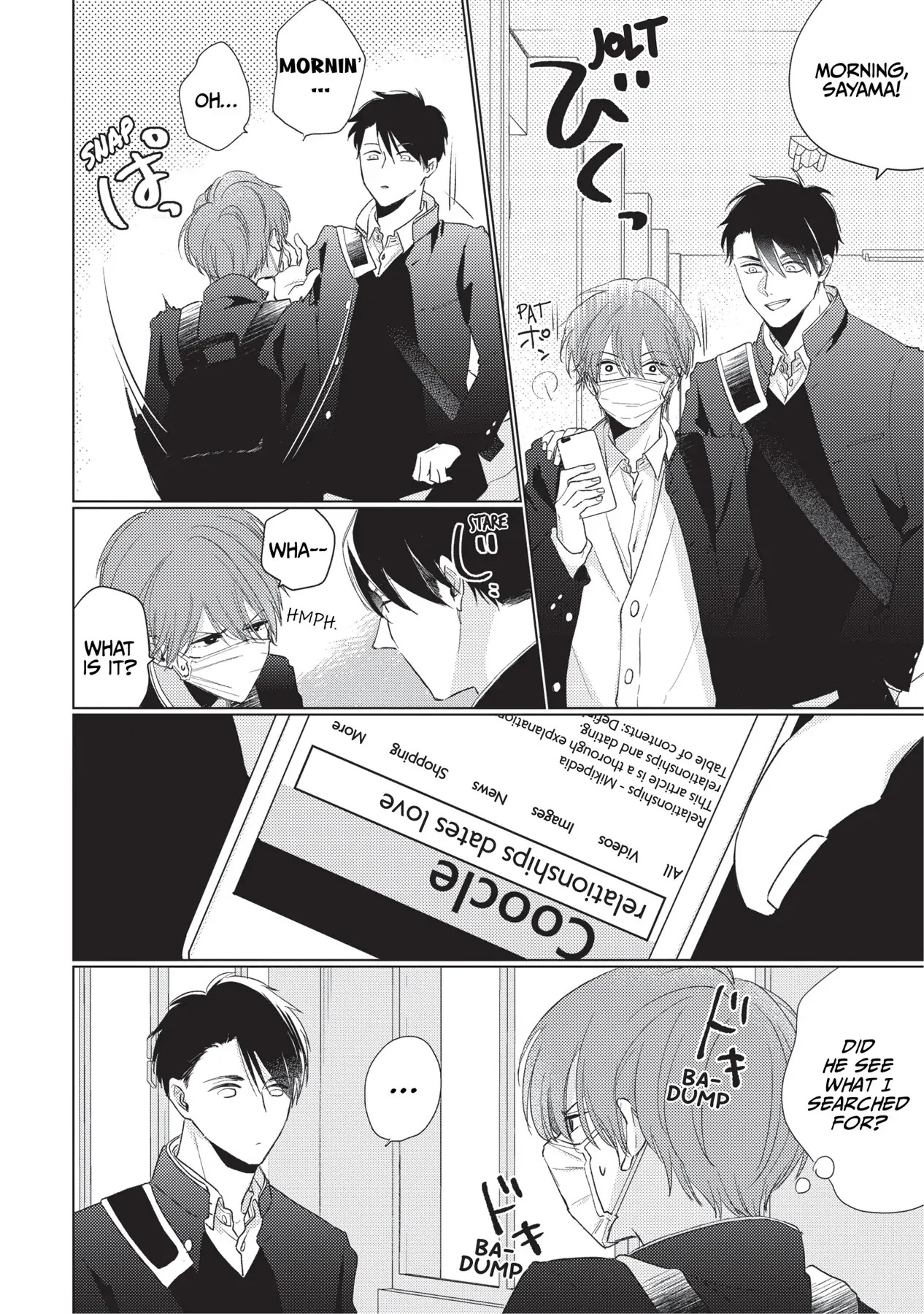 Mask Danshi wa Koishitakunai no ni (Official) - Volume 3 Chapter 22 manhwa