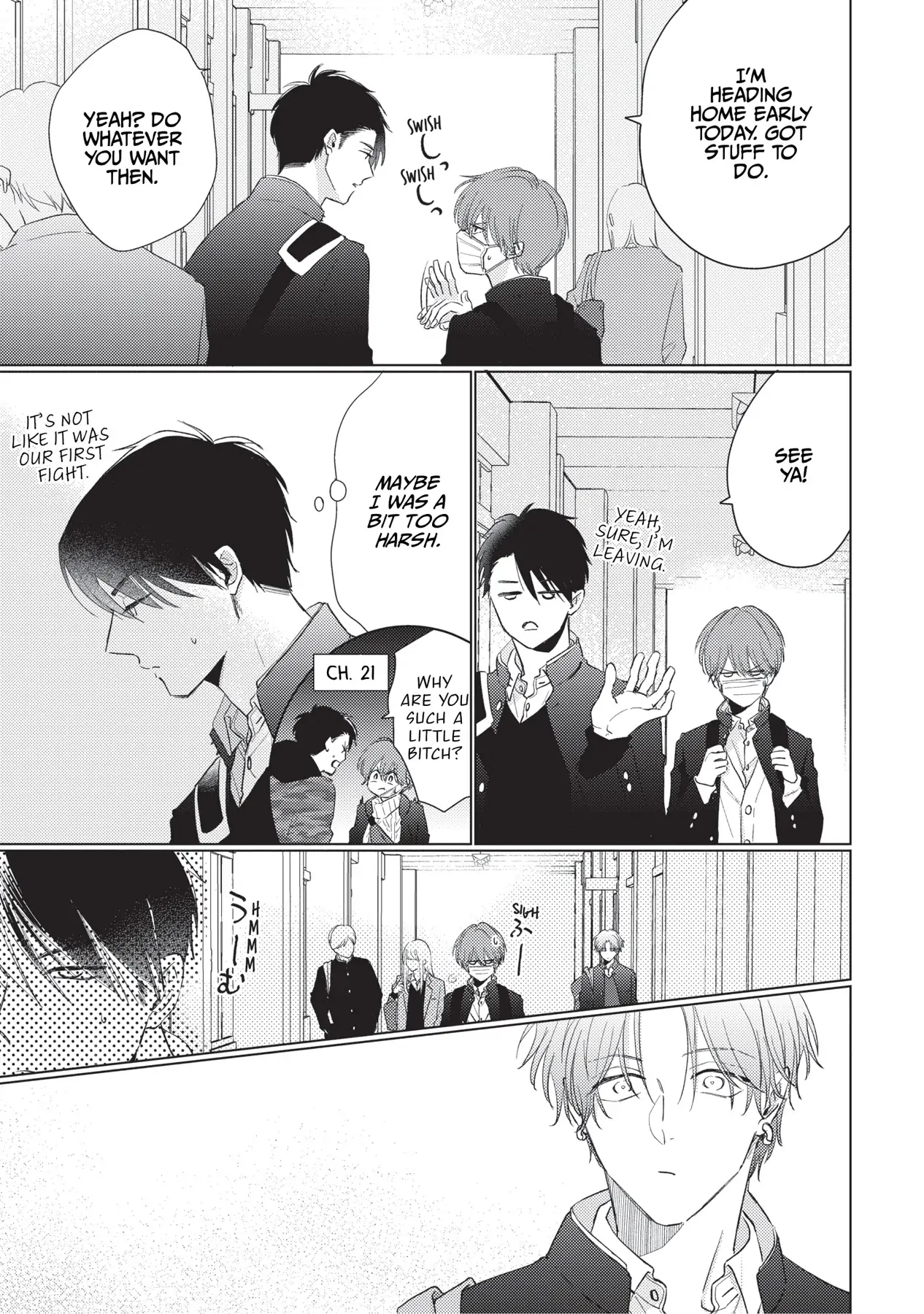 Mask Danshi wa Koishitakunai no ni (Official) - Volume 3 Chapter 22 manhwa