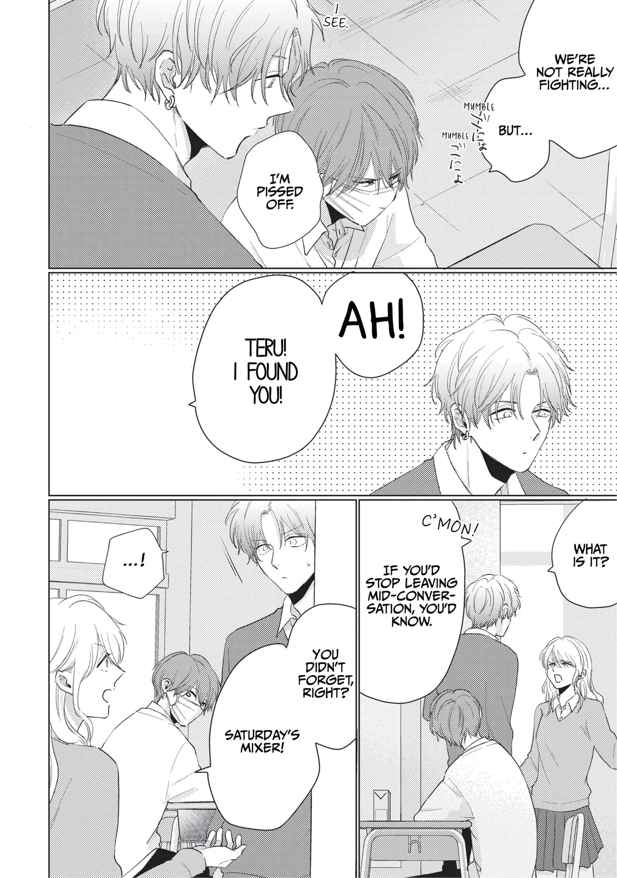 Mask Danshi wa Koishitakunai no ni (Official) - Volume 3 Chapter 22 manhwa