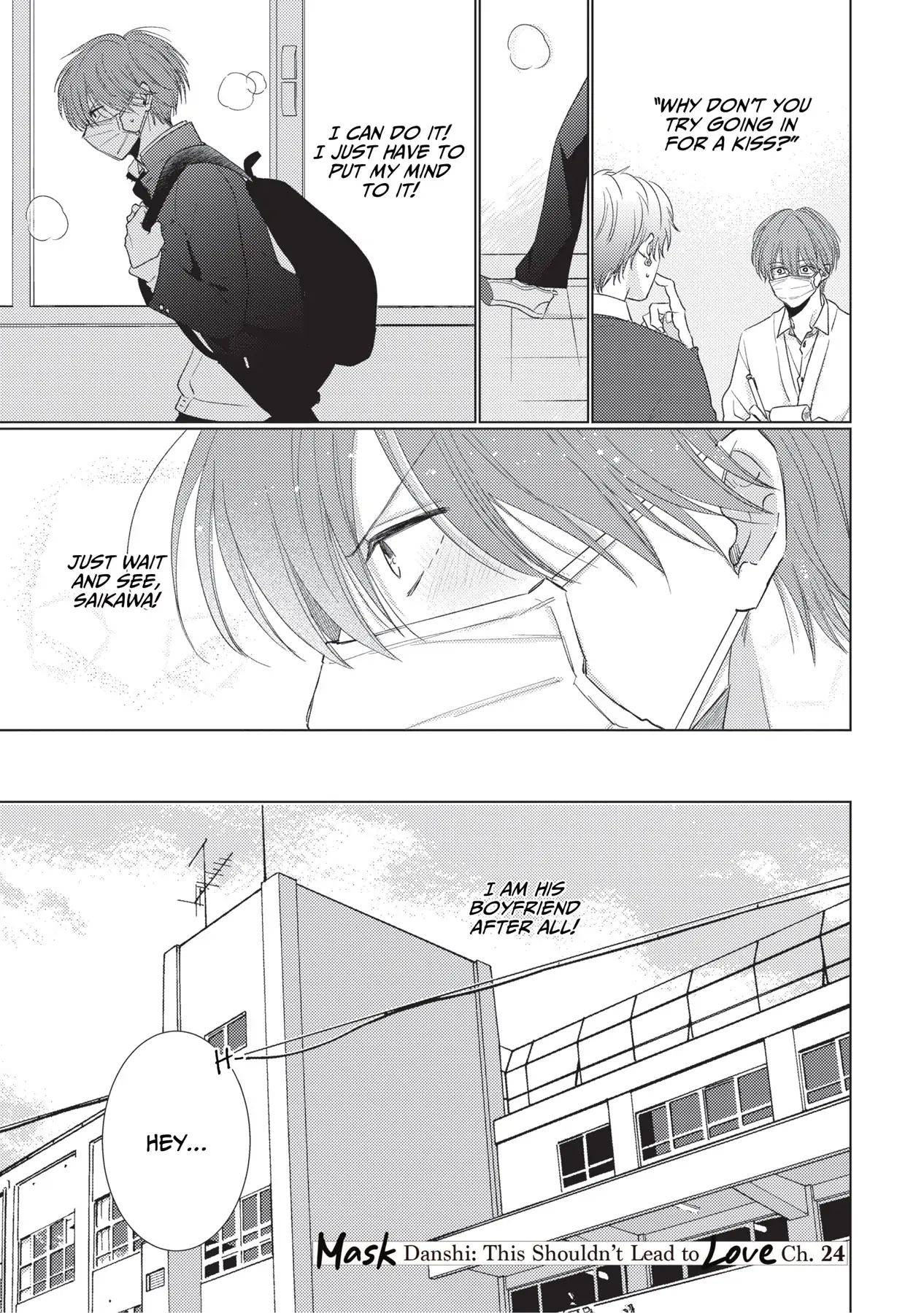 Mask Danshi wa Koishitakunai no ni (Official) - Volume 3 Chapter 24 manhwa