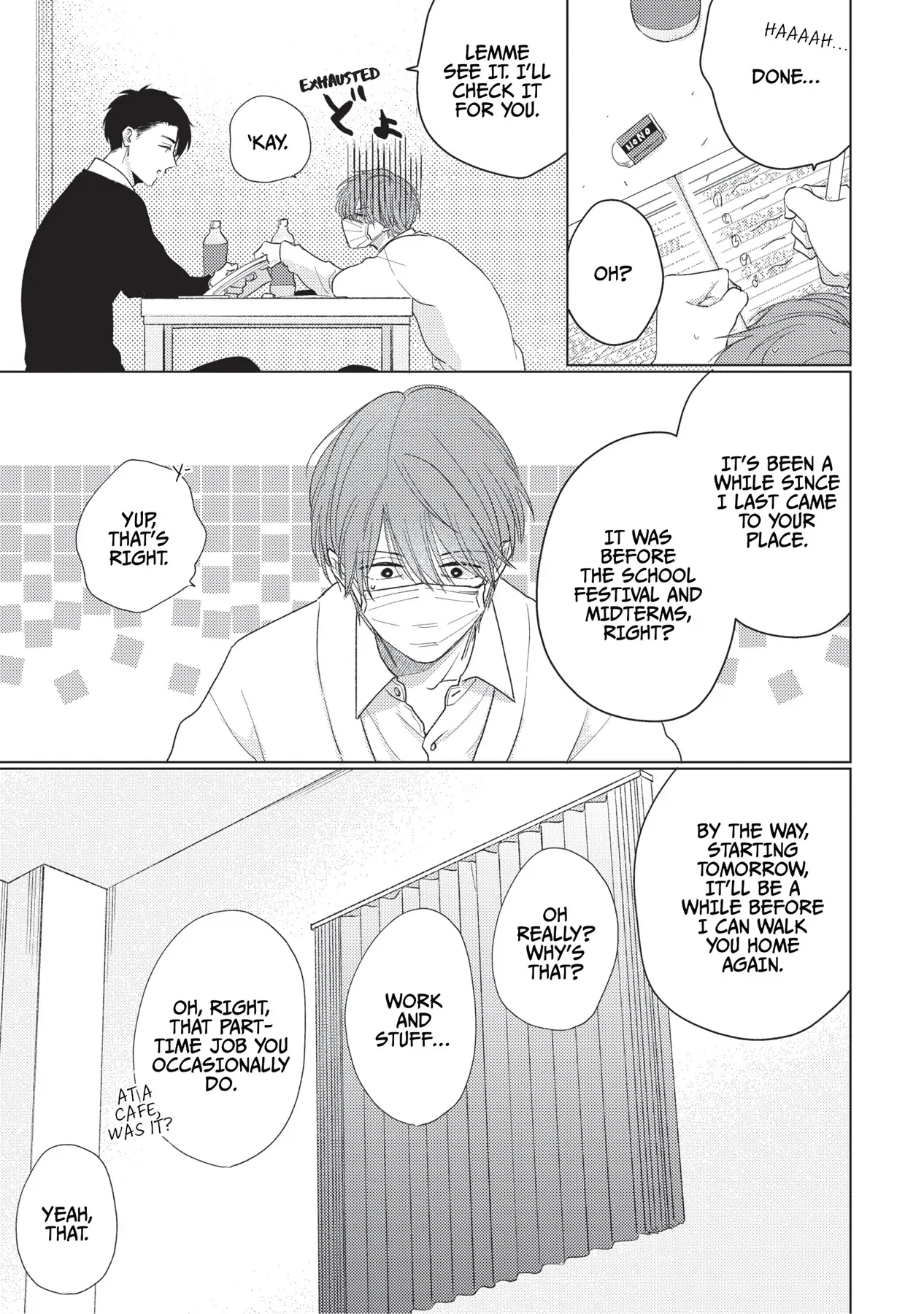 Mask Danshi wa Koishitakunai no ni (Official) - Volume 3 Chapter 24 manhwa