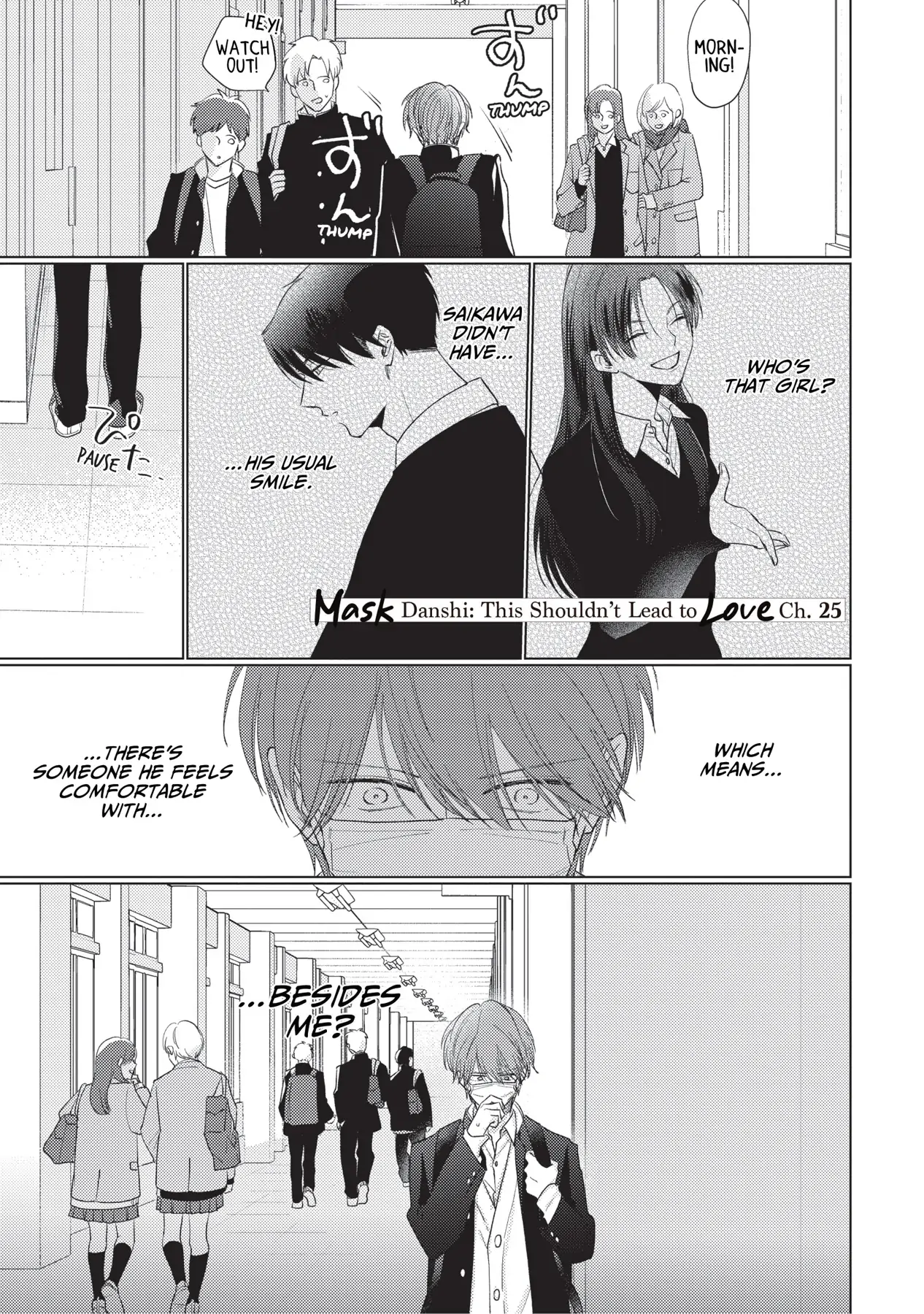 Mask Danshi wa Koishitakunai no ni (Official) - Volume 3 Chapter 25 manhwa