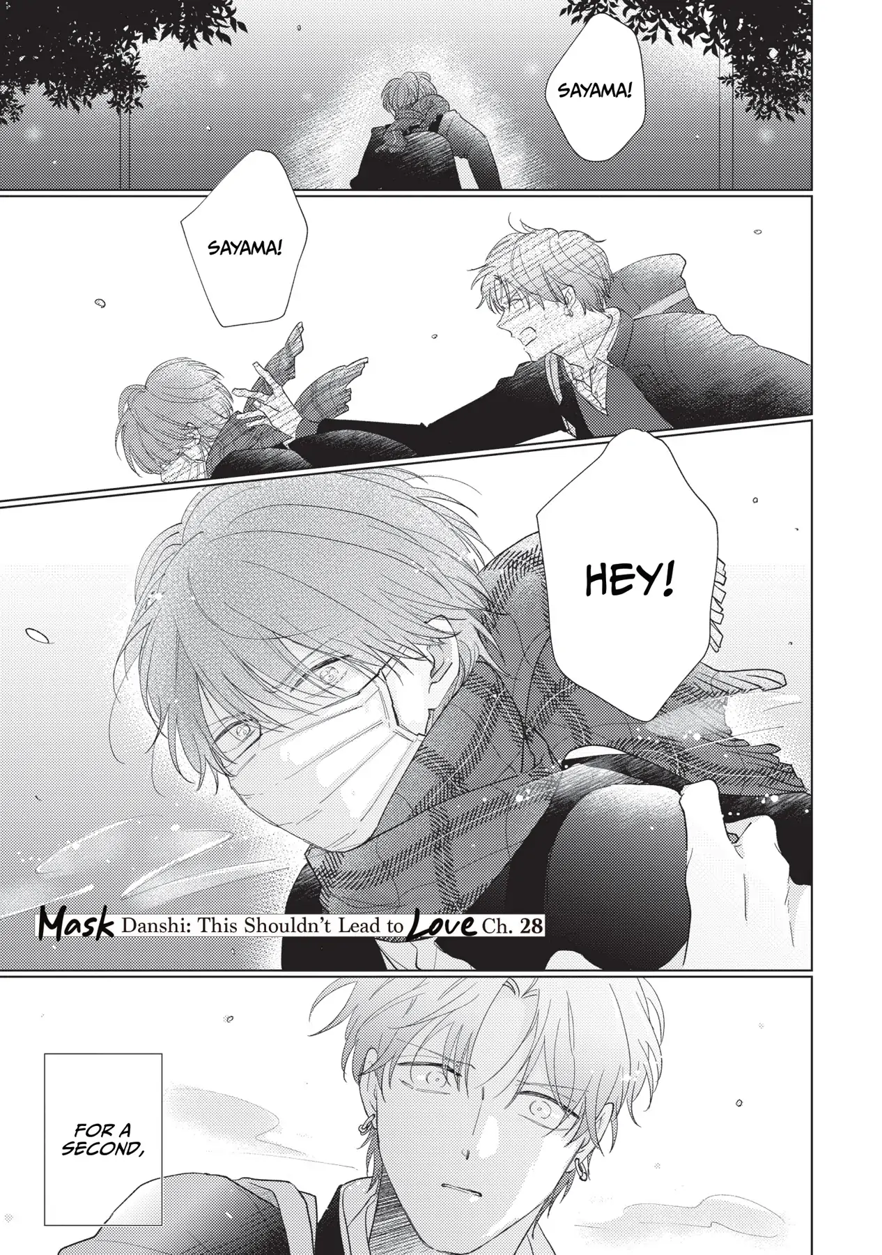 Mask Danshi wa Koishitakunai no ni (Official) - Volume 3 Chapter 28 manhwa