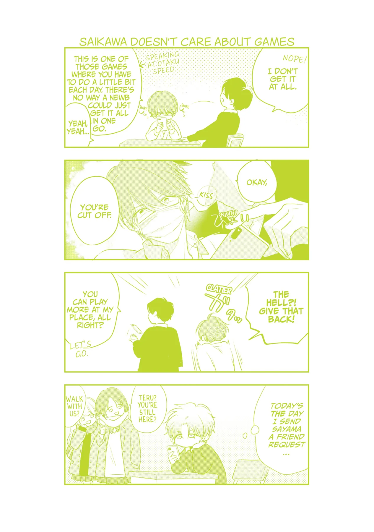 Mask Danshi wa Koishitakunai no ni (Official) - Volume 3 Chapter 30.6 manhwa