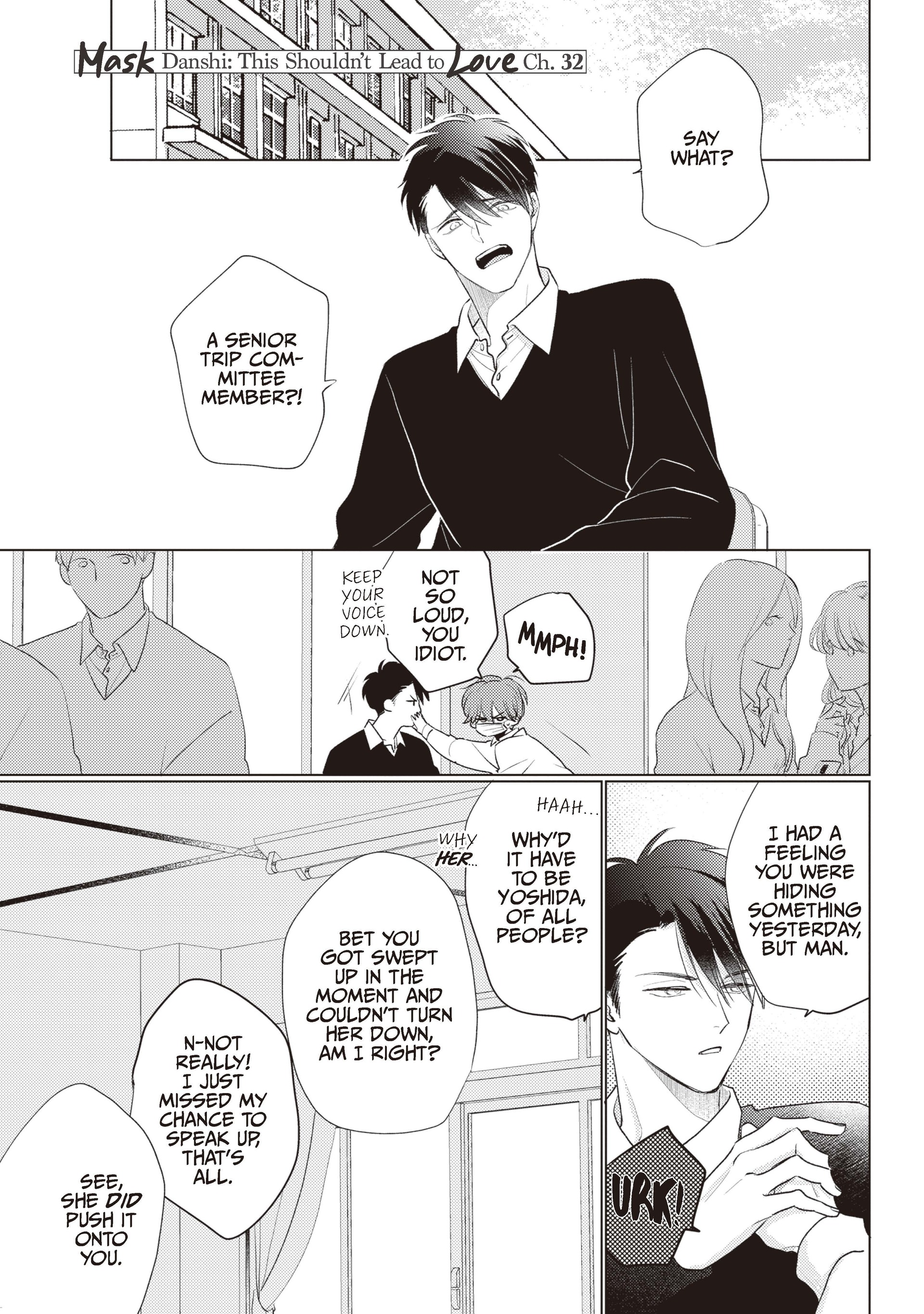 Mask Danshi wa Koishitakunai no ni (Official) - Volume 4 Chapter 32 manhwa