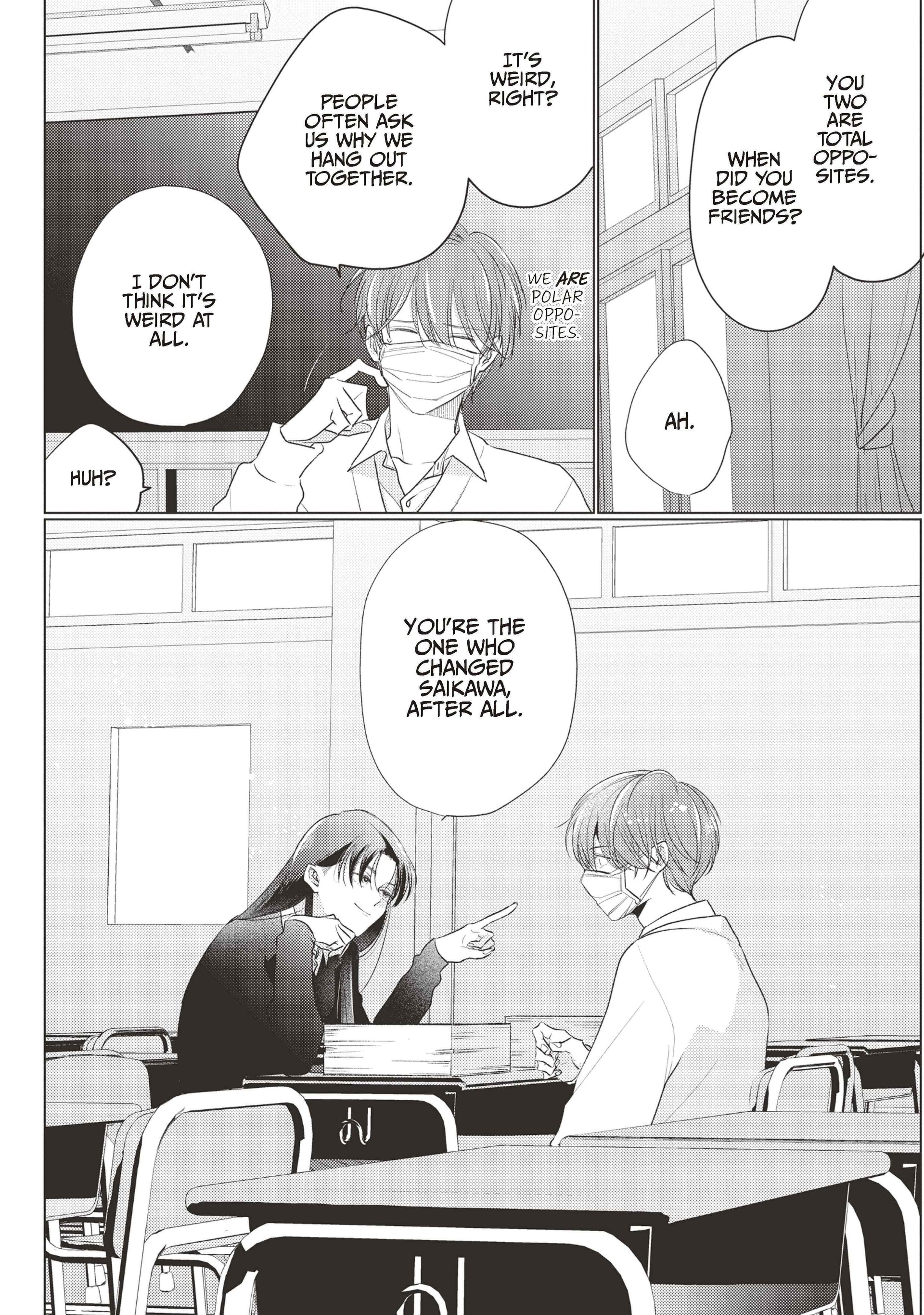 Mask Danshi wa Koishitakunai no ni (Official) - Volume 4 Chapter 33 manhwa