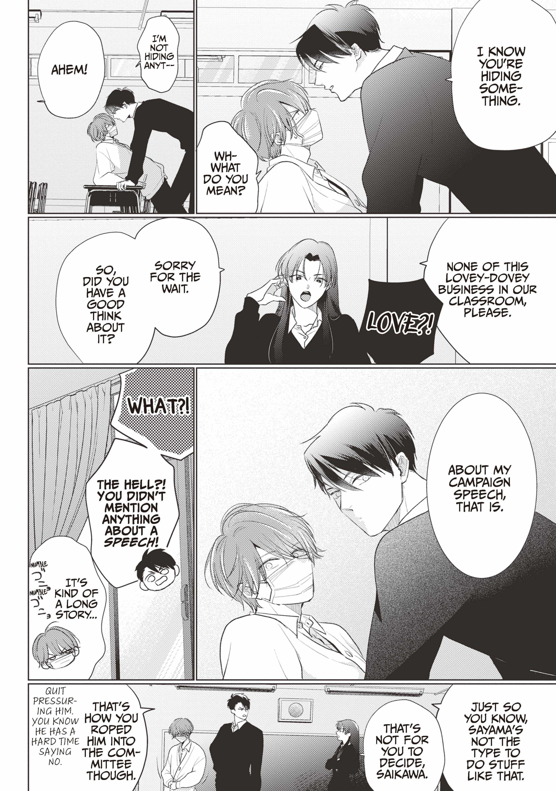 Mask Danshi wa Koishitakunai no ni (Official) - Volume 4 Chapter 34 manhwa