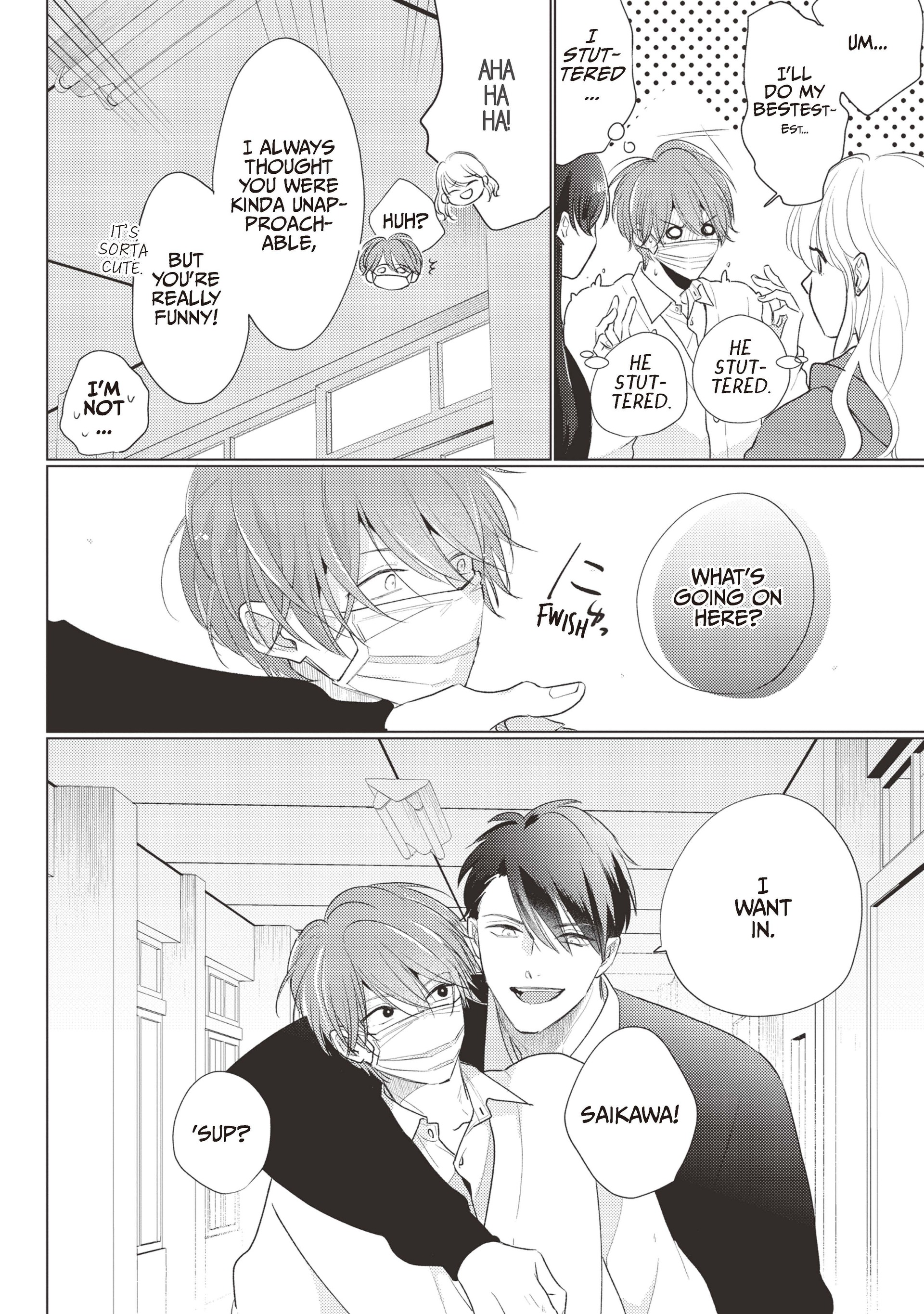 Mask Danshi wa Koishitakunai no ni (Official) - Volume 4 Chapter 35 manhwa