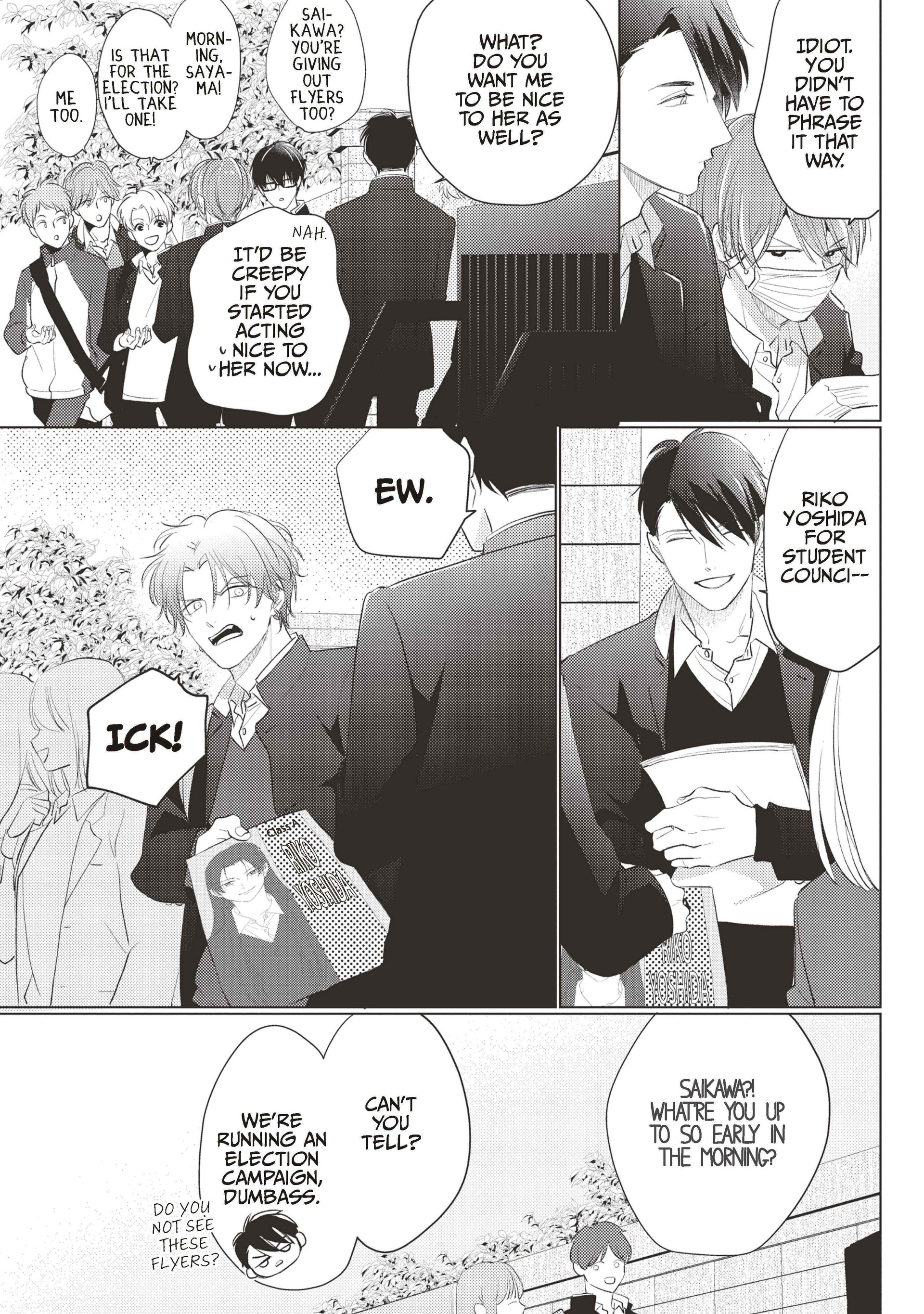 Mask Danshi wa Koishitakunai no ni (Official) - Volume 4 Chapter 36 manhwa