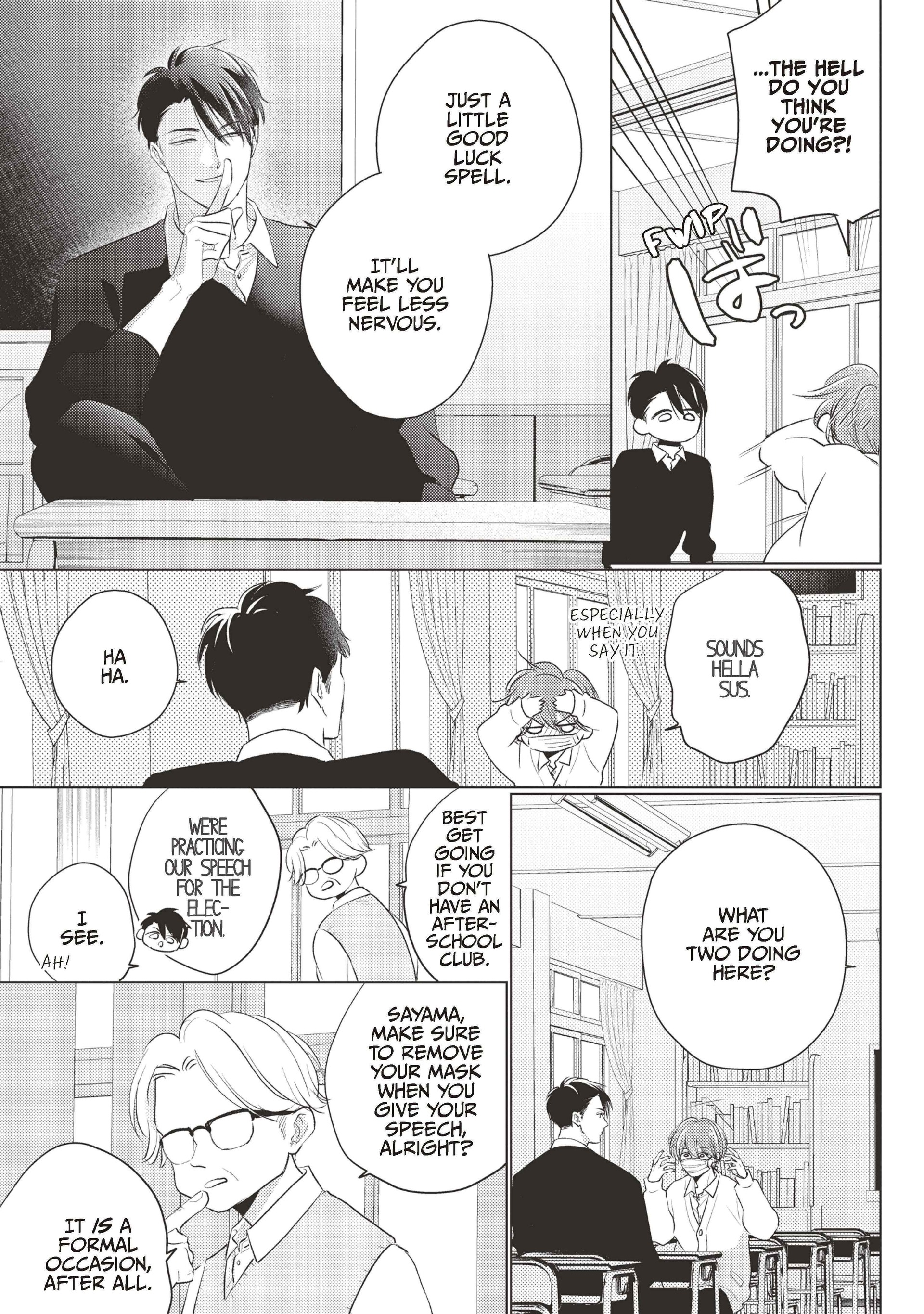 Mask Danshi wa Koishitakunai no ni (Official) - Volume 4 Chapter 36 manhwa