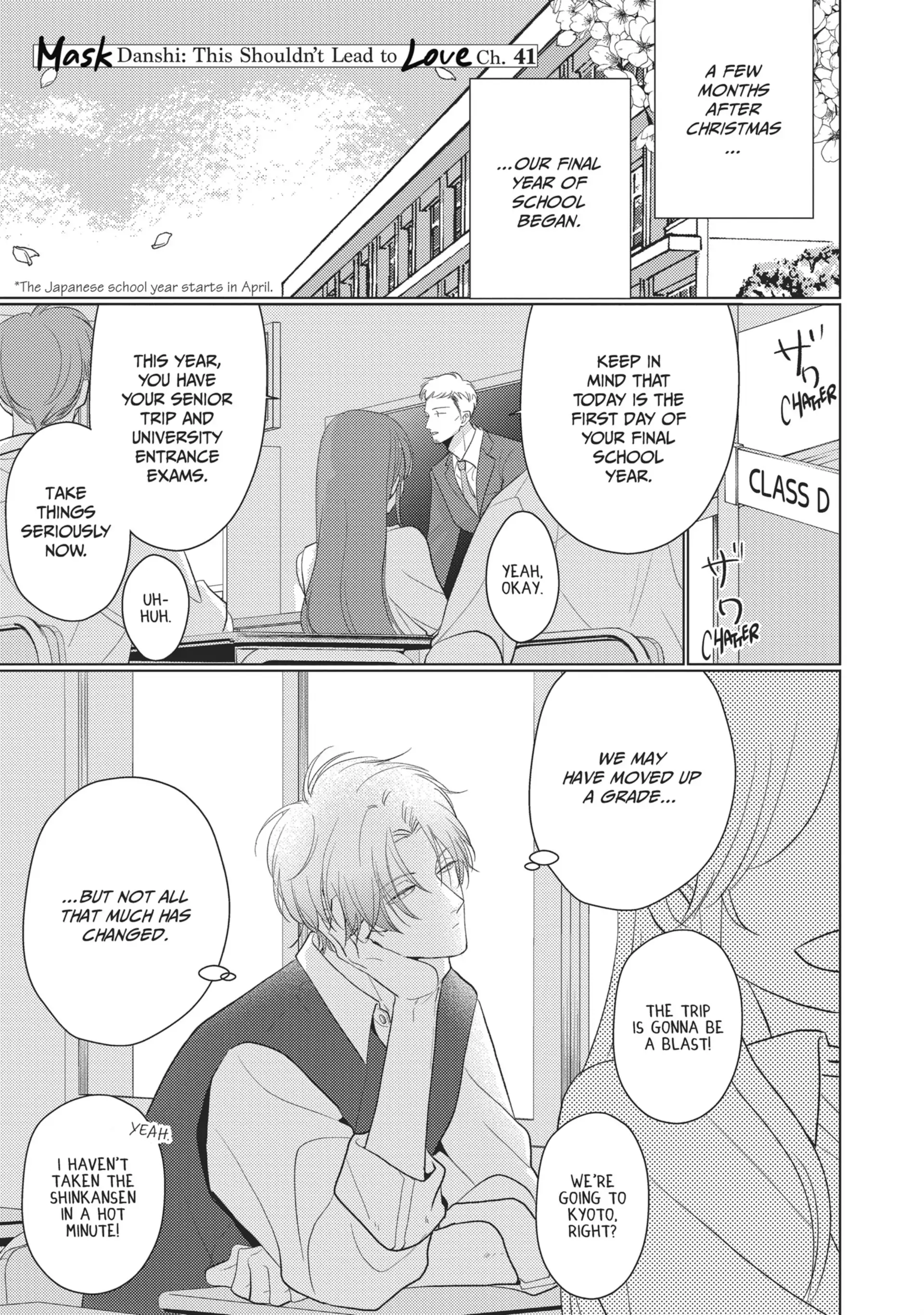 Mask Danshi wa Koishitakunai no ni (Official) - Volume 5 Chapter 41 manhwa