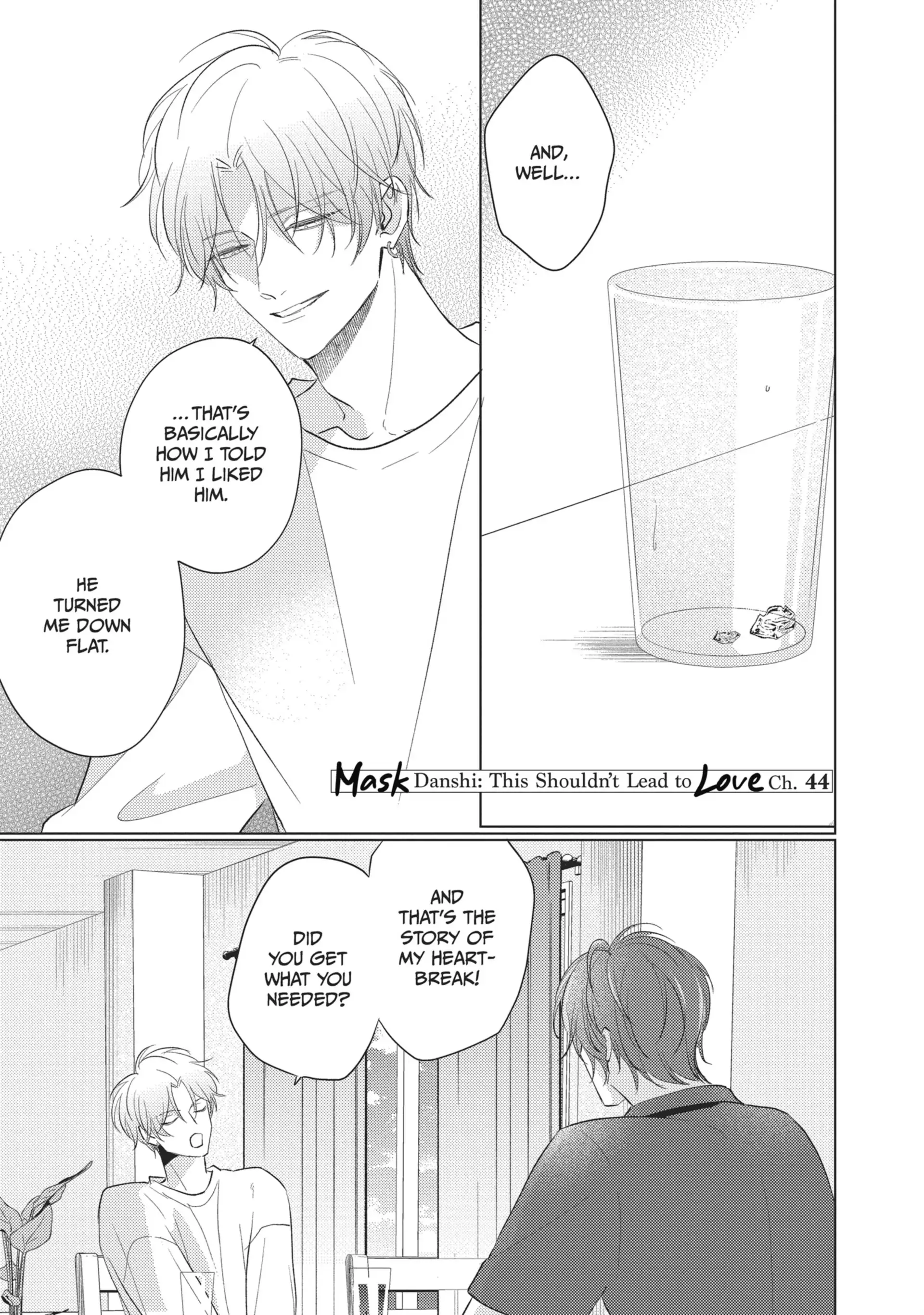 Mask Danshi wa Koishitakunai no ni (Official) - Volume 5 Chapter 44 manhwa