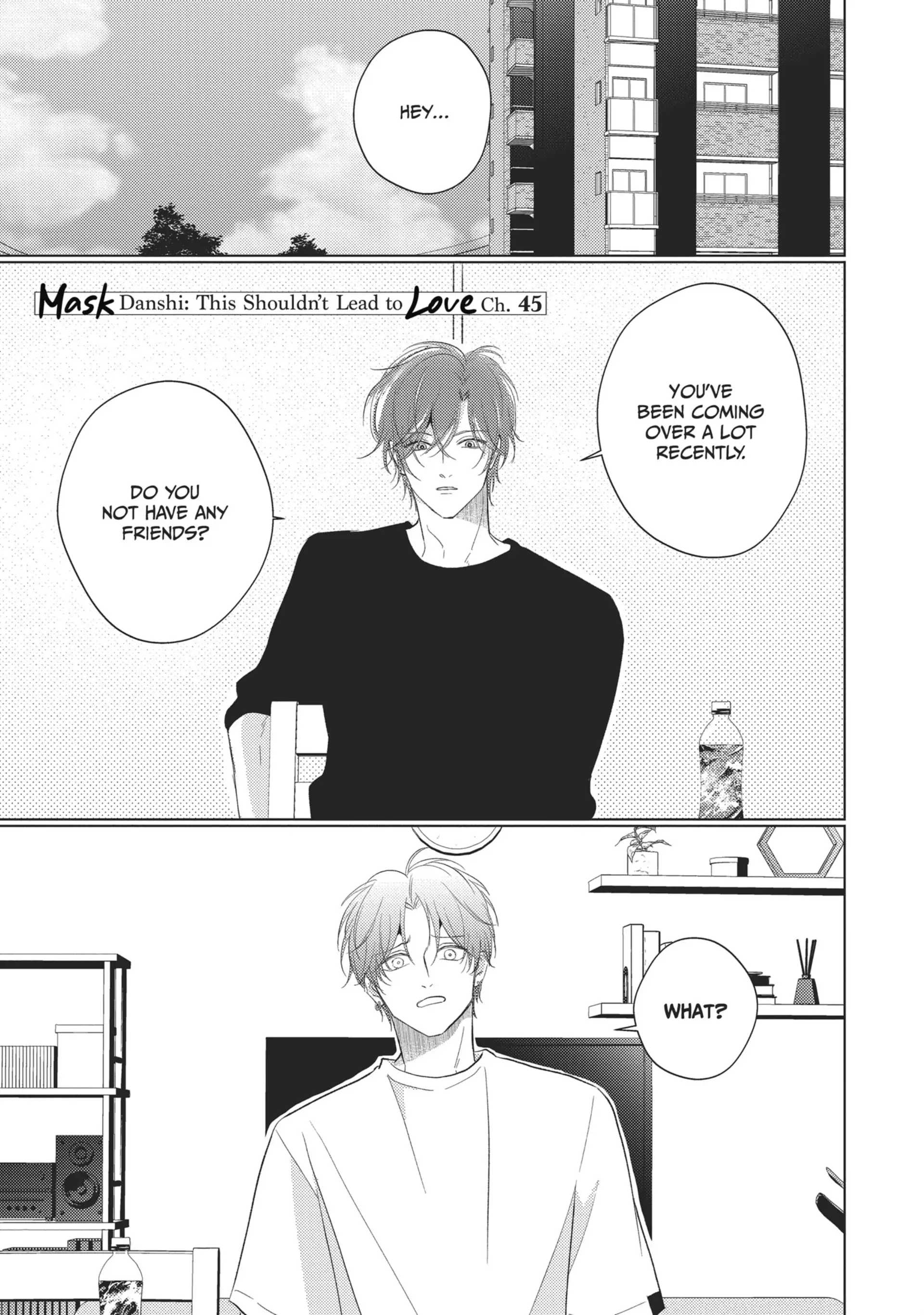 Mask Danshi wa Koishitakunai no ni (Official) - Volume 5 Chapter 45 manhwa