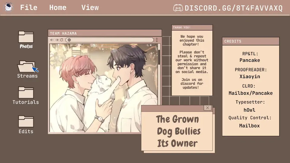 The Grown Dog Bullies Its Owner [Team Hazama] - Chapter 1 manhwa