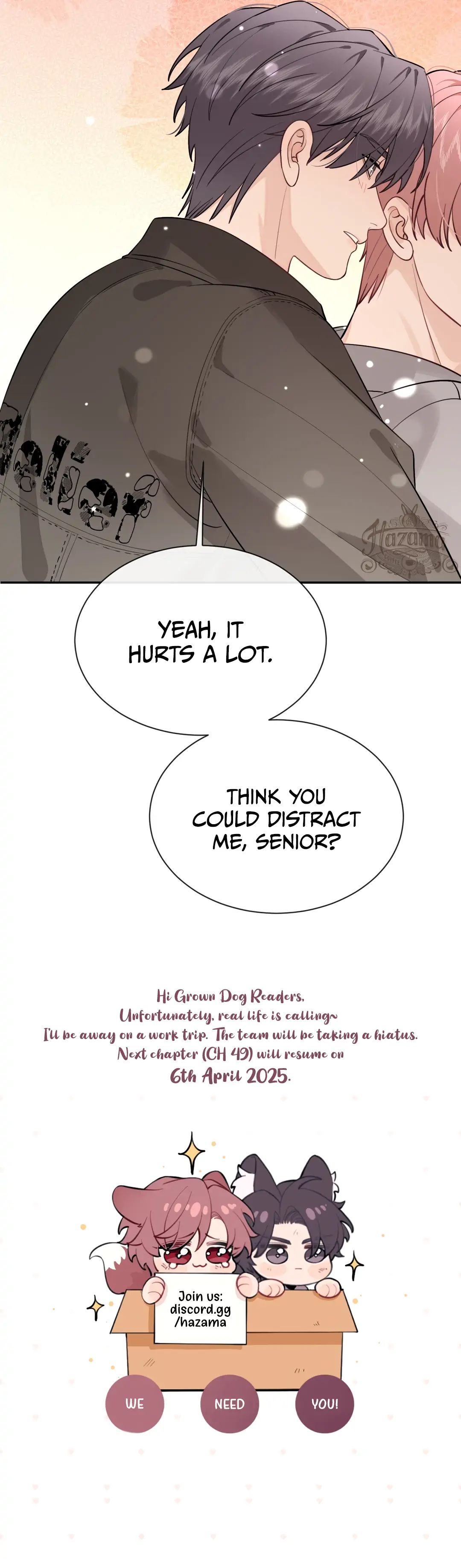 The Grown Dog Bullies Its Owner [Team Hazama] - Chapter 48 manhwa