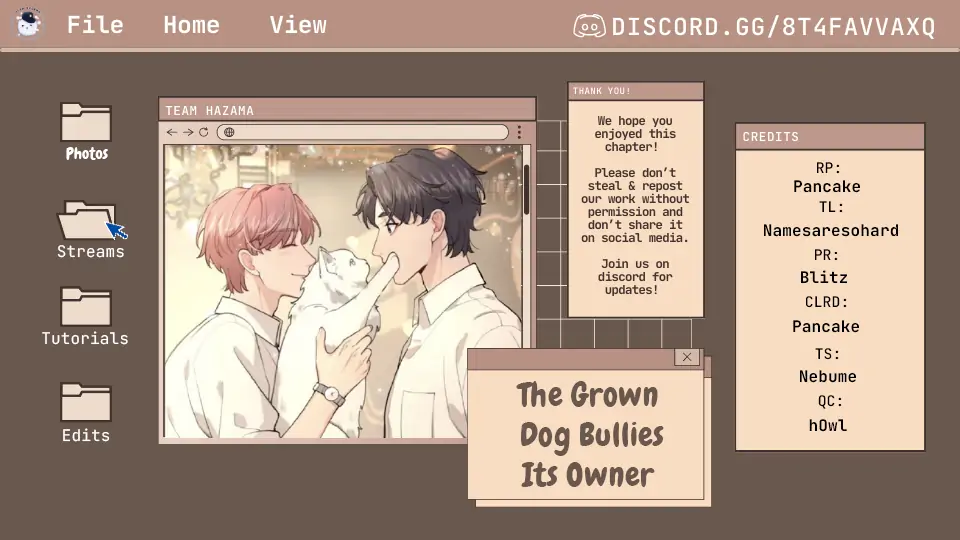 The Grown Dog Bullies Its Owner [Team Hazama] - Chapter 6 manhwa