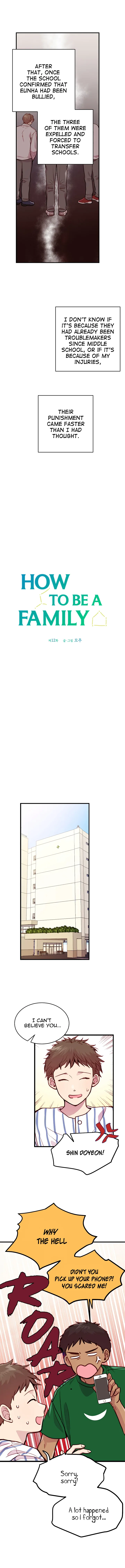 How To Be A Family - Chapter 12 manhwa