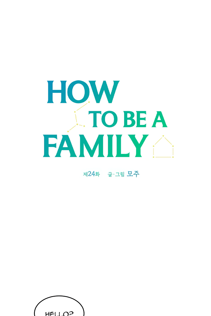 How To Be A Family - Chapter 24 manhwa