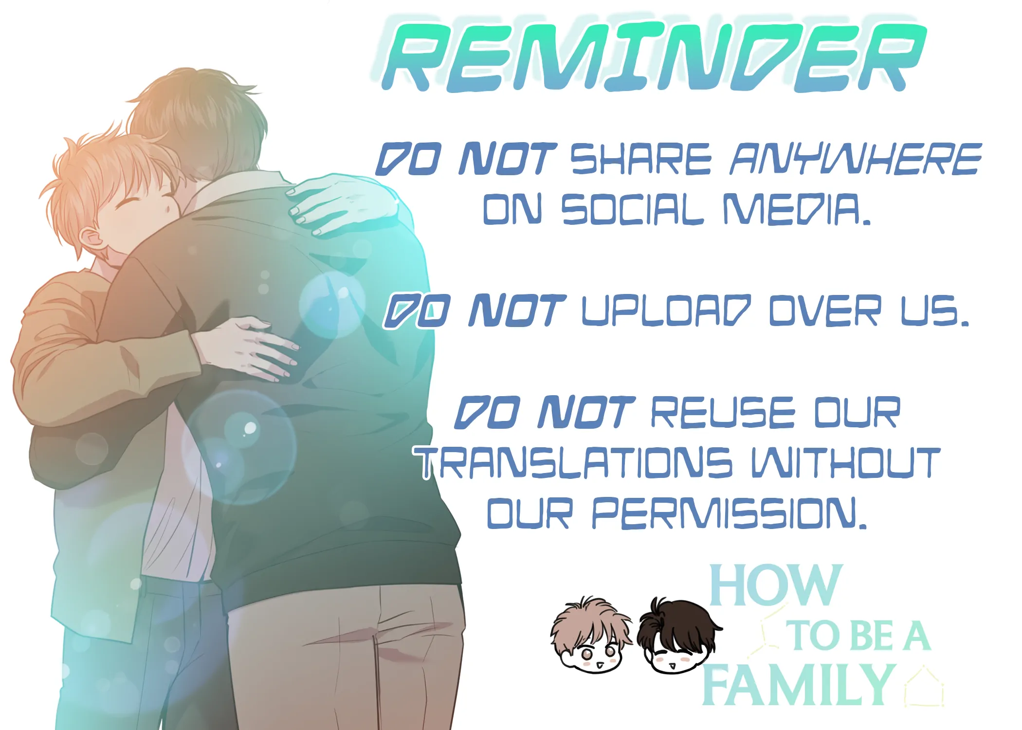 How To Be A Family - Chapter 8 manhwa