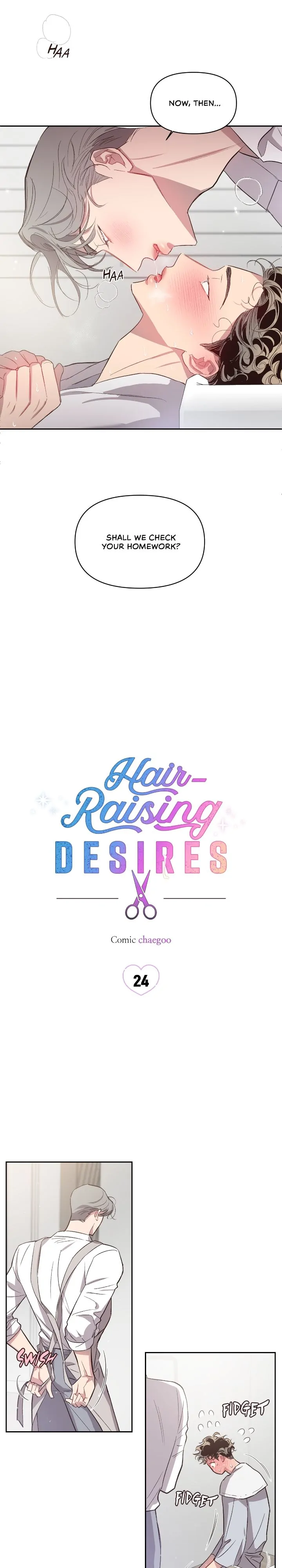 Hair-Raising Desires 〘Official〙 - Chapter 24 manhwa