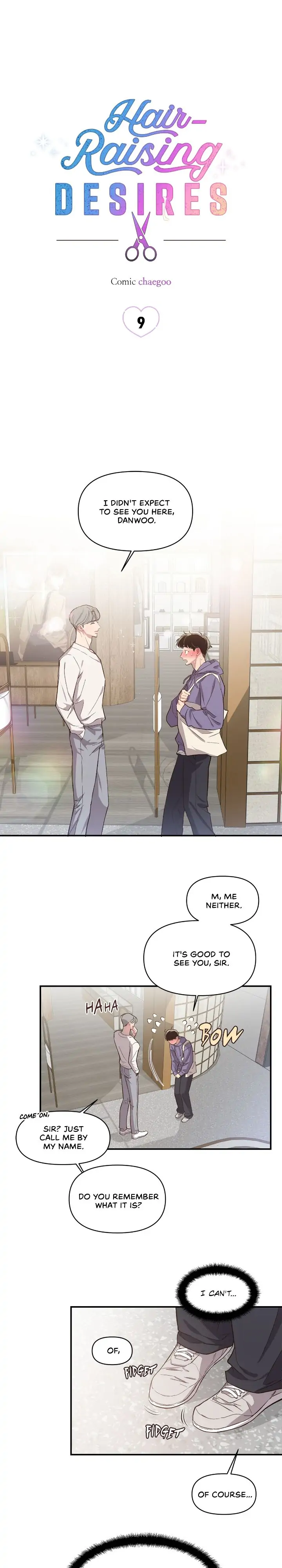 Hair-Raising Desires 〘Official〙 - Chapter 9 manhwa