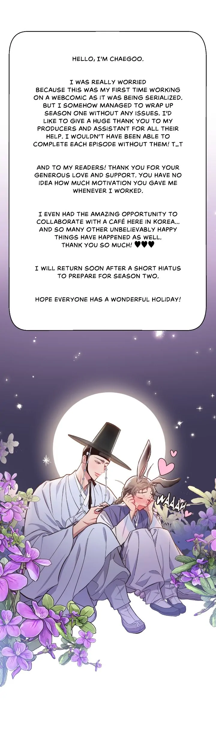 Hair-Raising Desires 〘Official〙 - Creator's Note manhwa