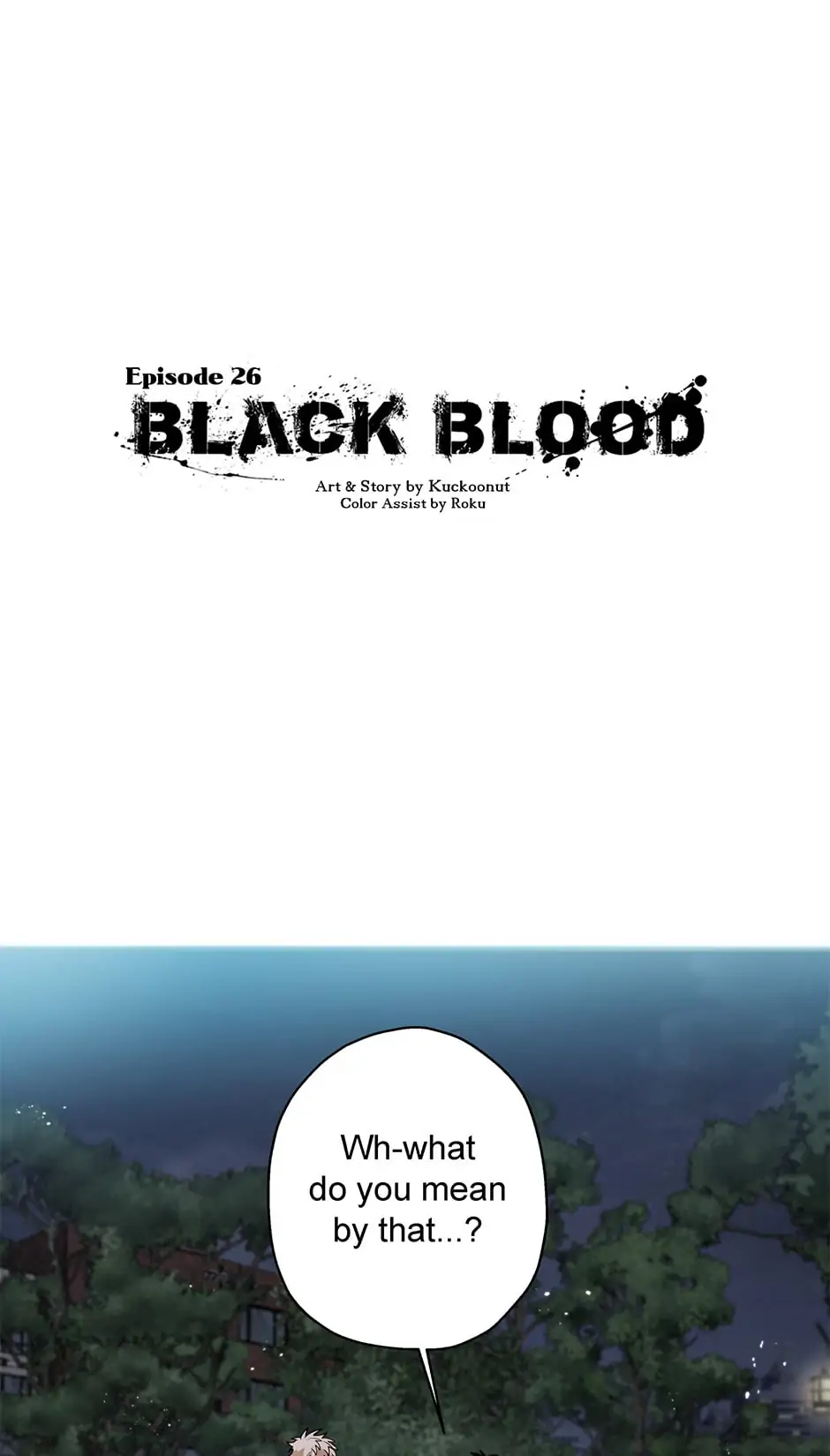 Black Blood 〘Official Mature〙 - Chapter 26 manhwa