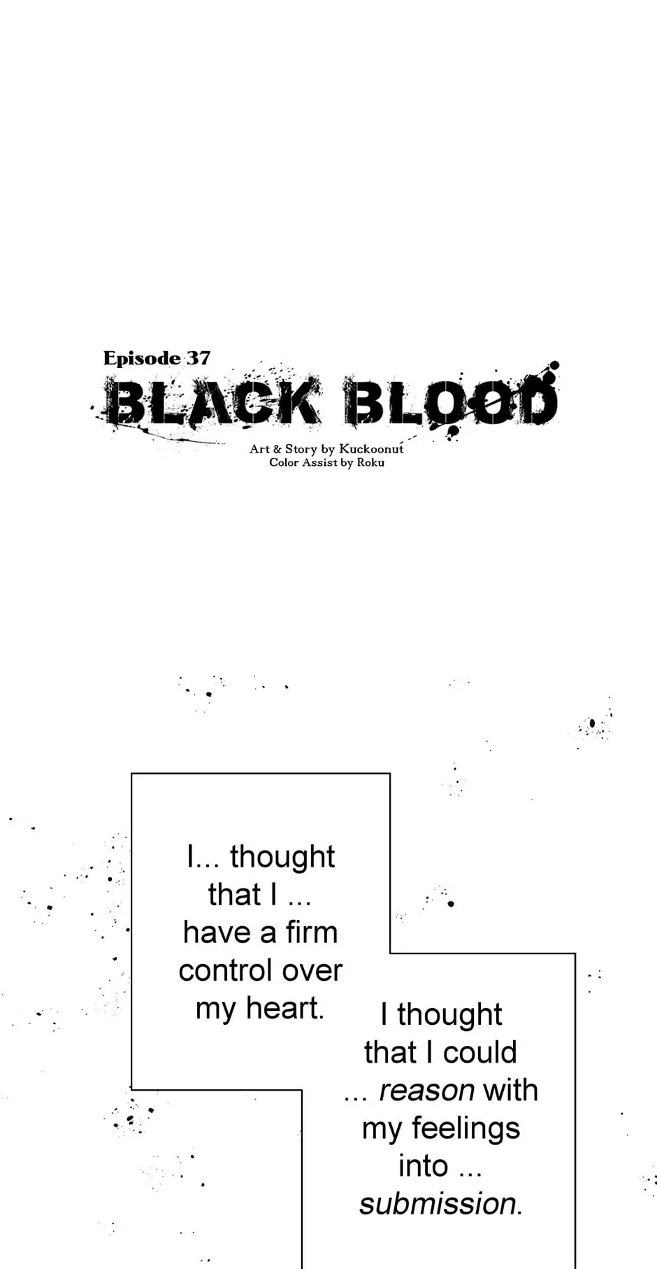 Black Blood 〘Official Mature〙 - Chapter 37 manhwa