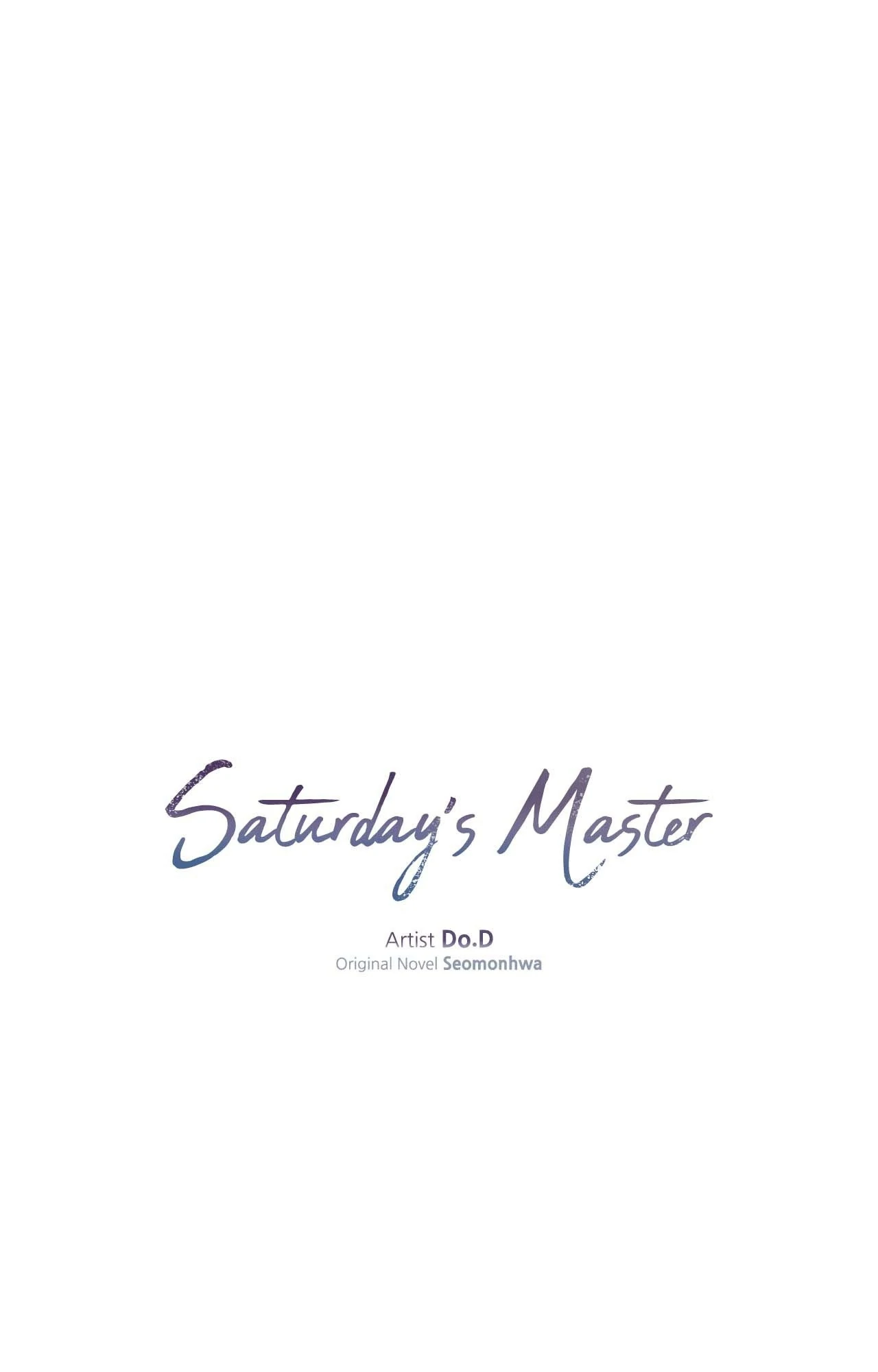 Saturday’s Master «Official» - Chapter 59 manhwa