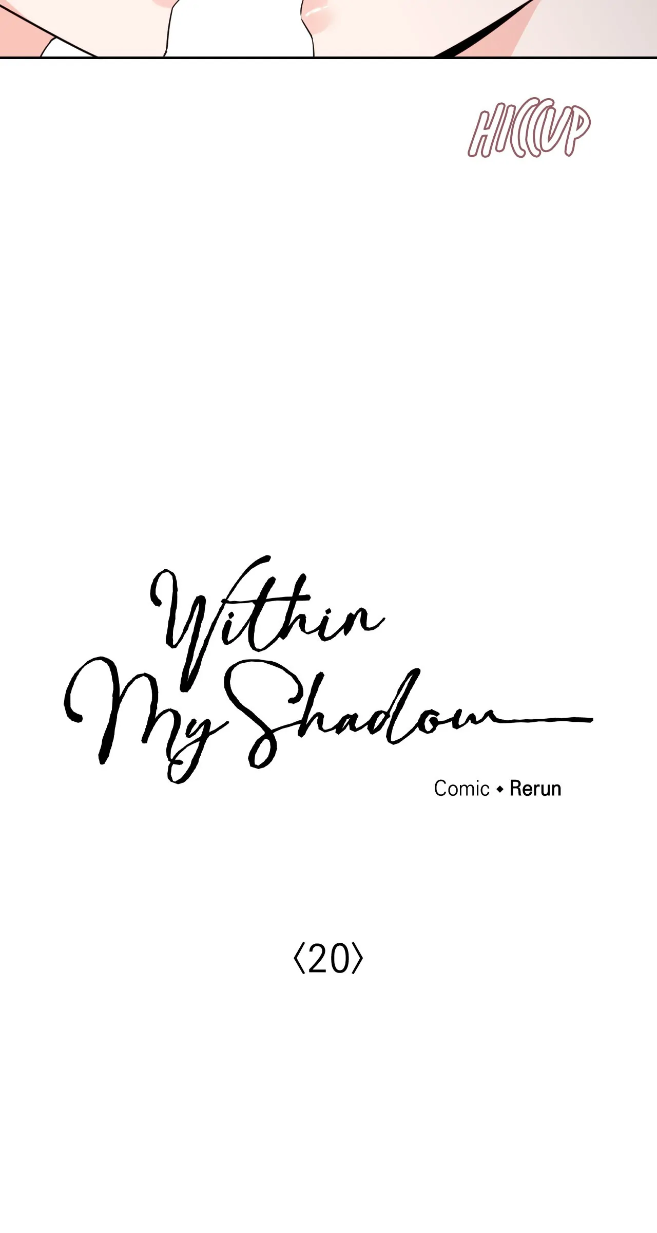 Within My Shadow 〘Official〙 - Chapter 20 manhwa