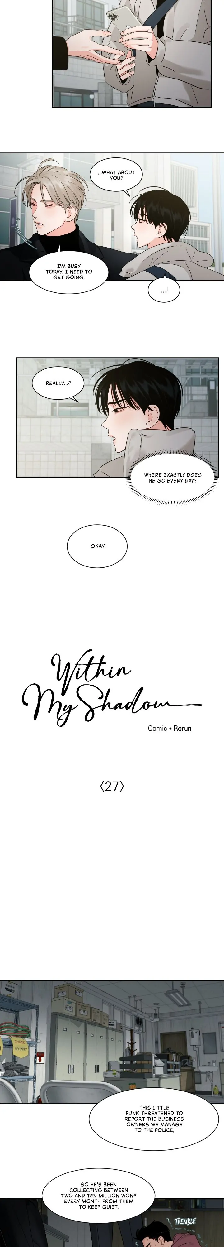 Within My Shadow 〘Official〙 - Chapter 27 manhwa