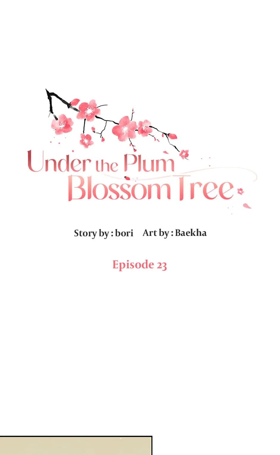 Under the Plum Blossom Tree (Official) - Chapter 23 manhwa