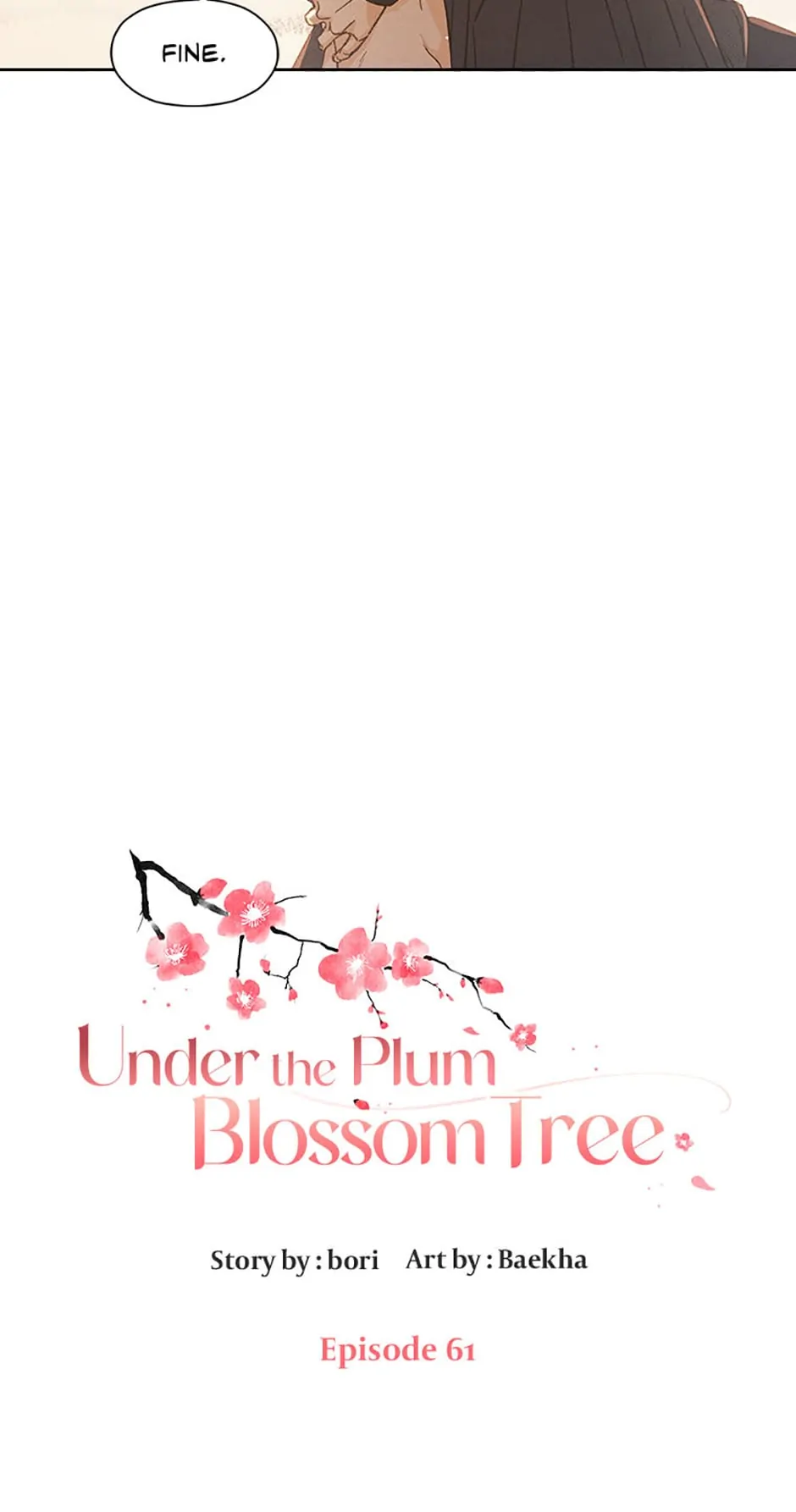 Under the Plum Blossom Tree (Official) - Chapter 61 manhwa