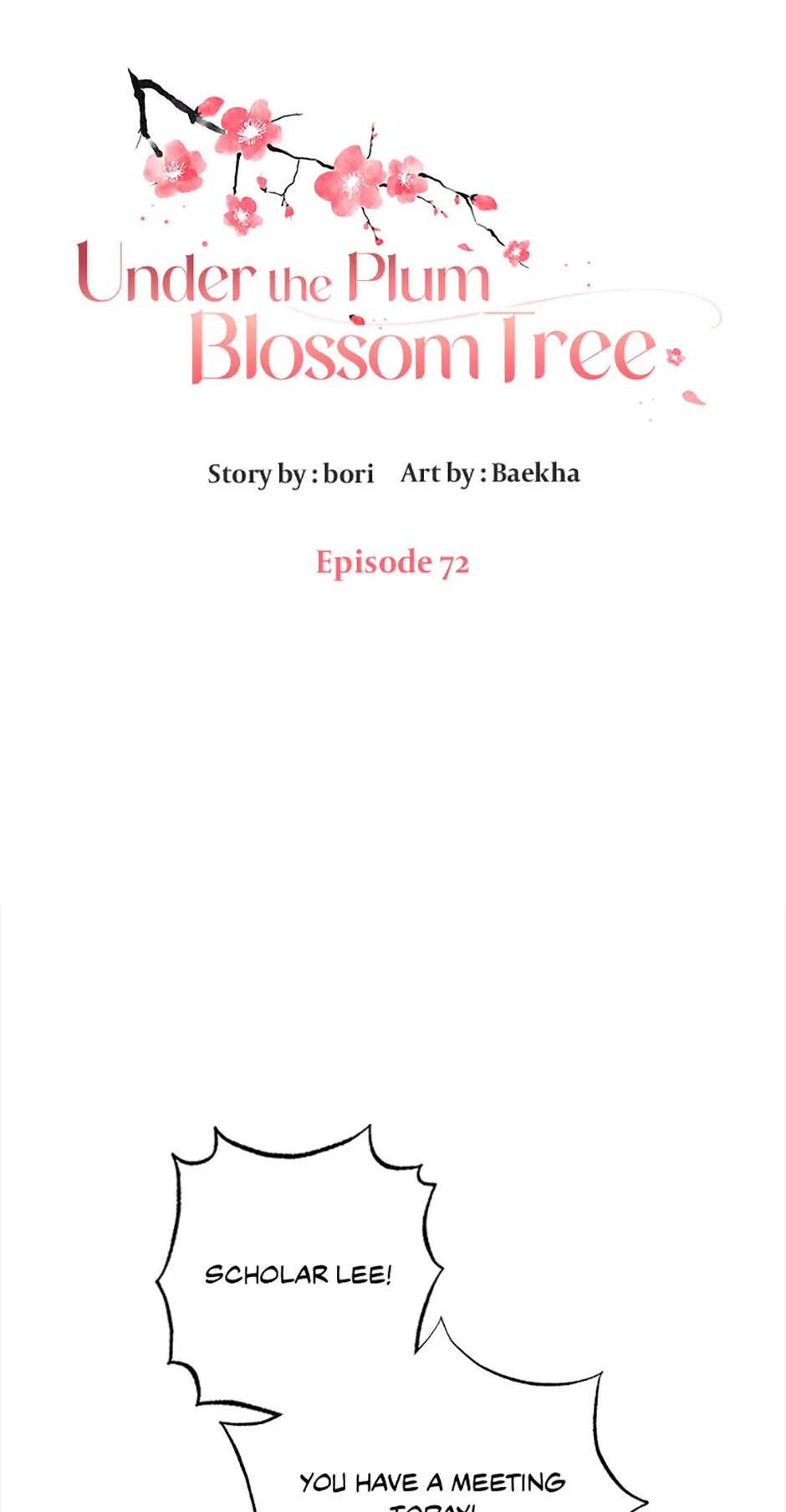 Under the Plum Blossom Tree (Official) - Chapter 72 manhwa