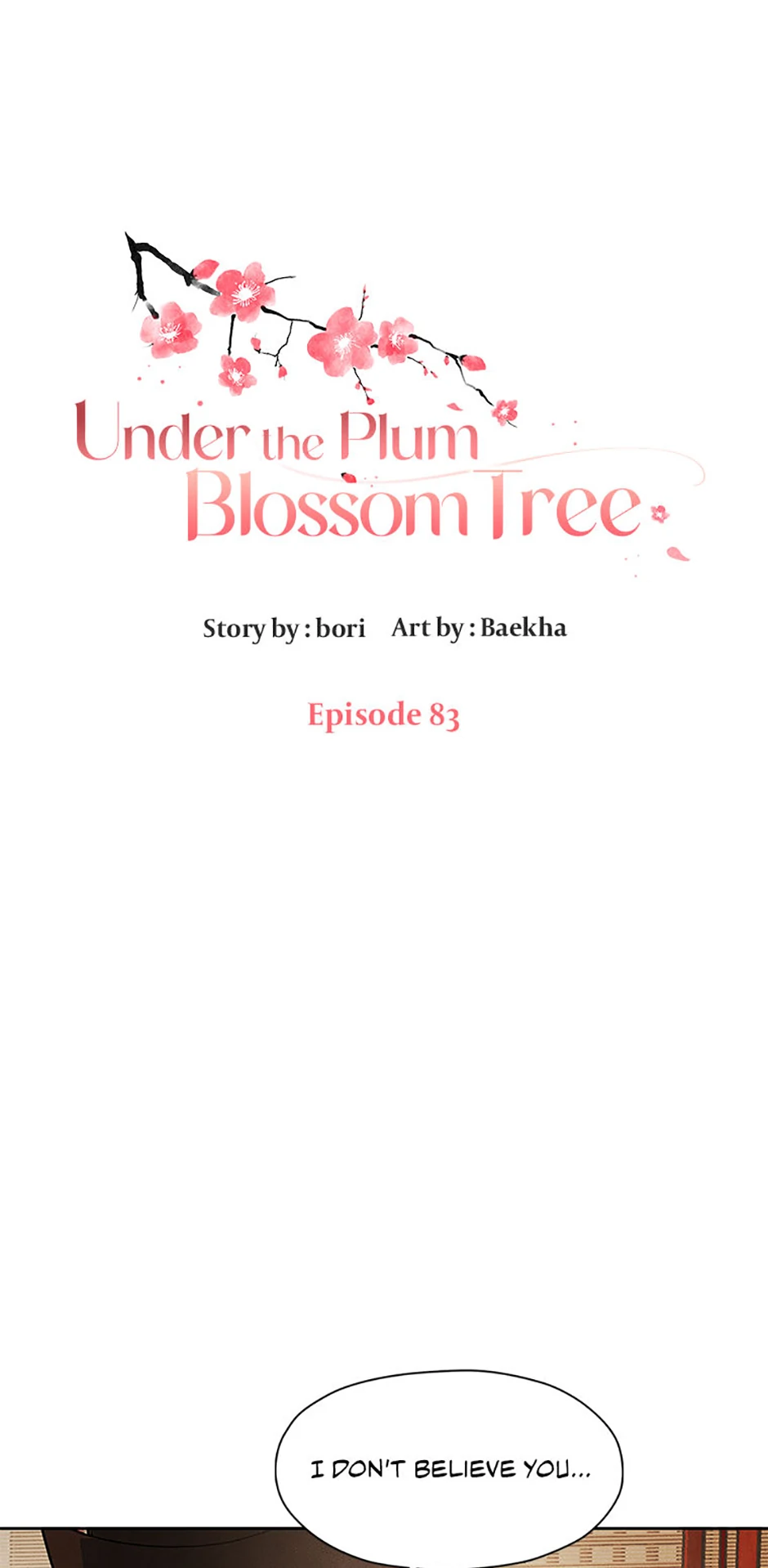 Under the Plum Blossom Tree (Official) - Chapter 83 manhwa