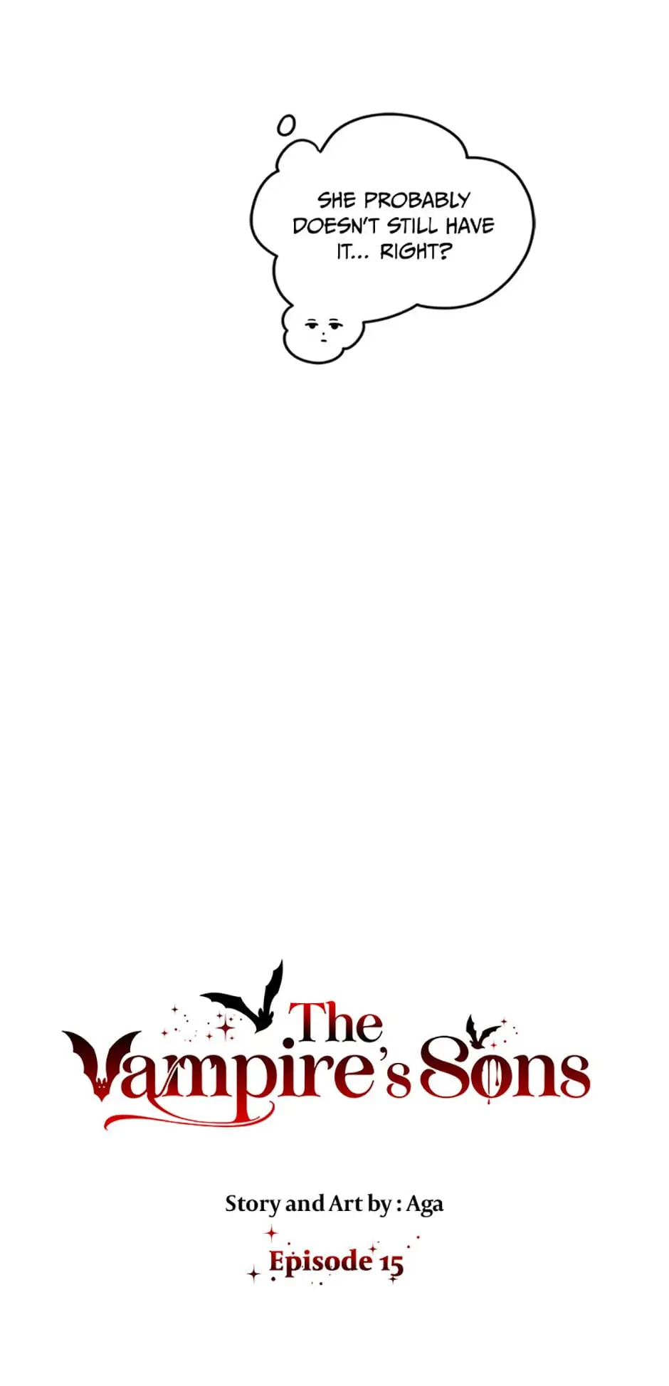 The Vampire’s Sons - Chapter 15 manhwa