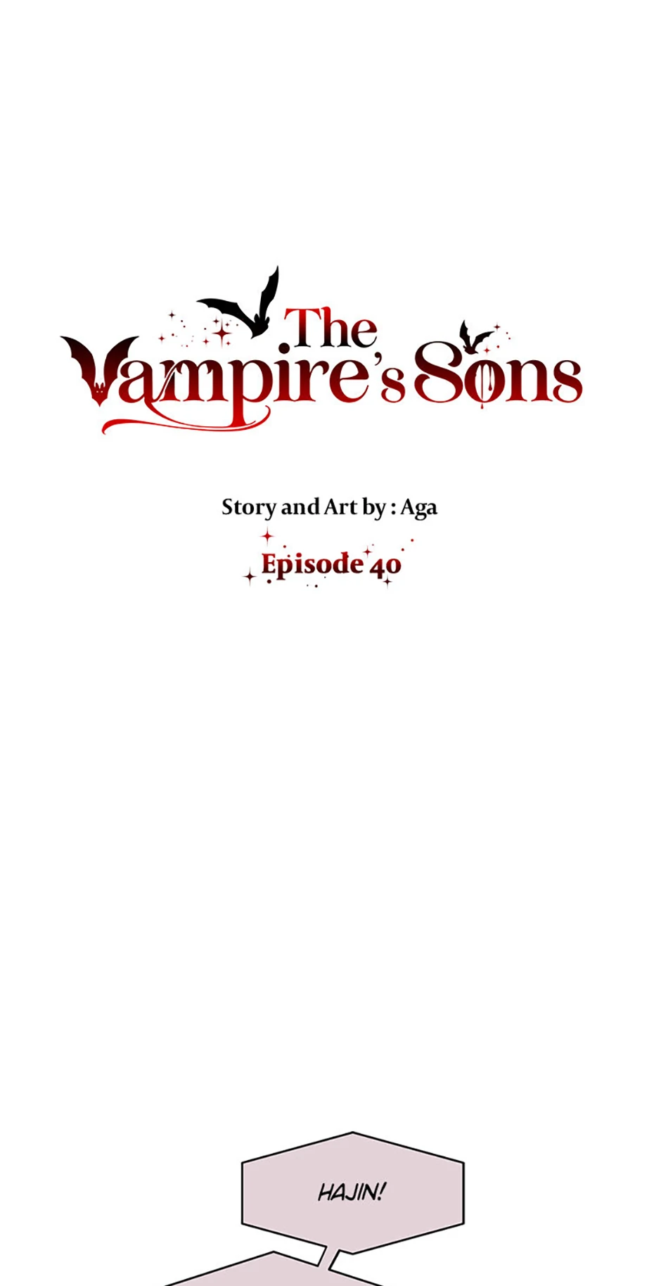 The Vampire’s Sons - Chapter 40 manhwa
