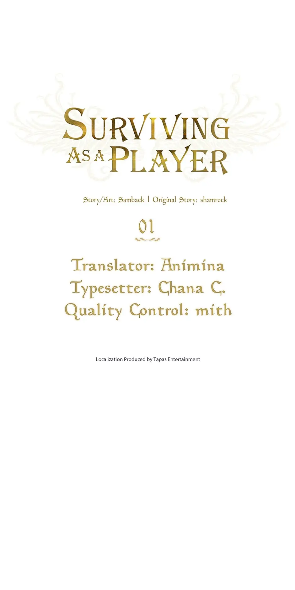 Surviving as a Player «Official» - Chapter 1 manhwa