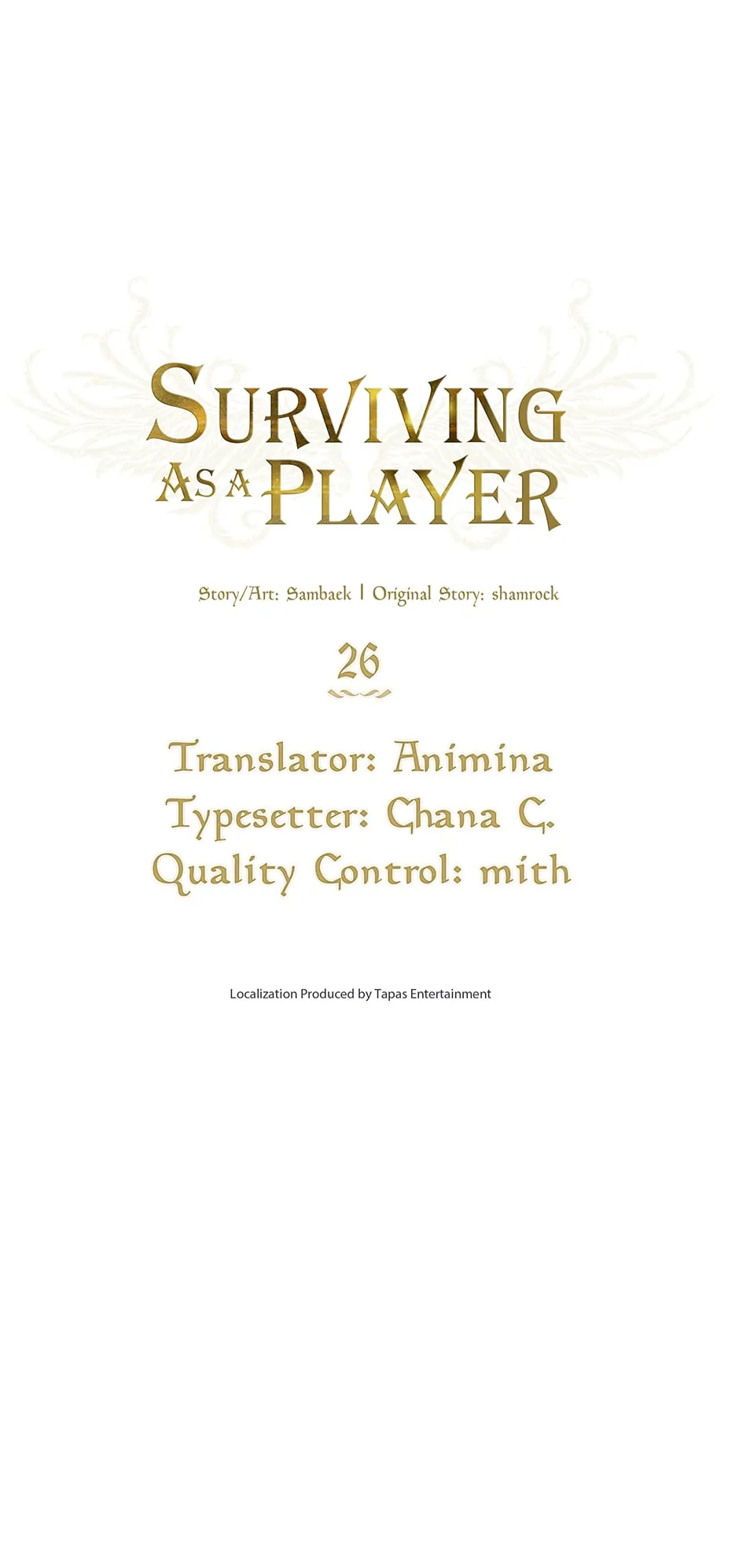 Surviving as a Player «Official» - Chapter 26 manhwa