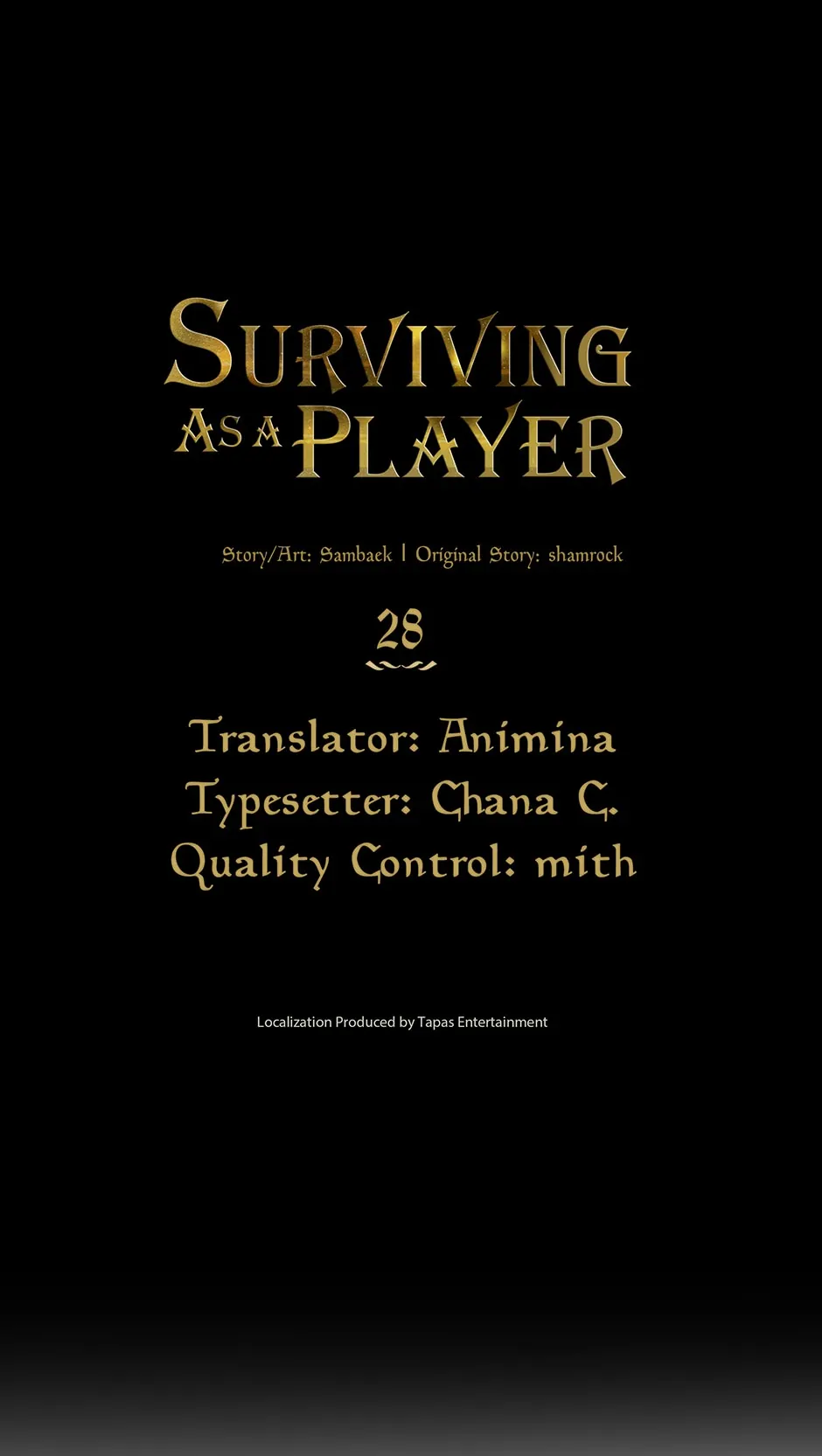 Surviving as a Player «Official» - Chapter 28 manhwa