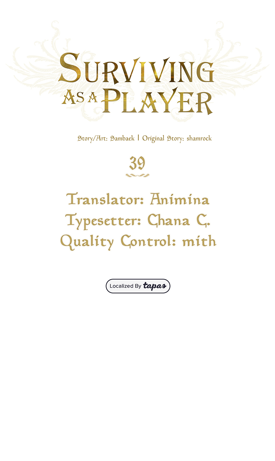 Surviving as a Player «Official» - Chapter 39 manhwa