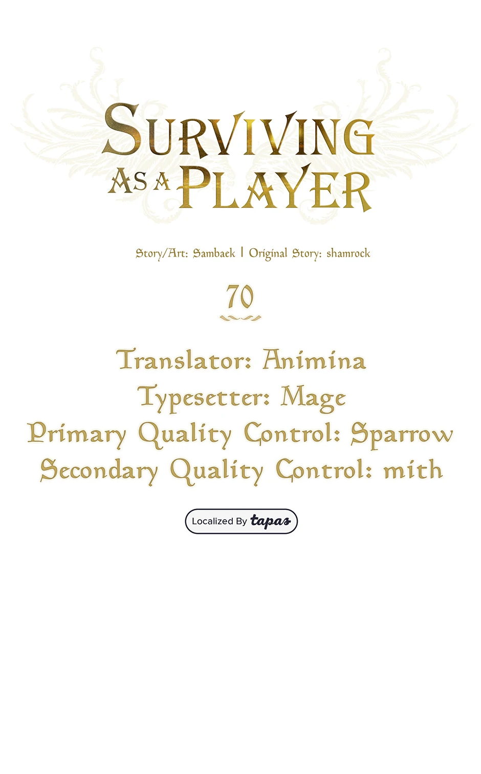 Surviving as a Player «Official» - Chapter 70 manhwa