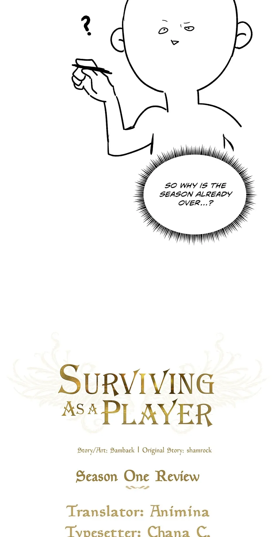 Surviving as a Player «Official» - Creator's Notice manhwa