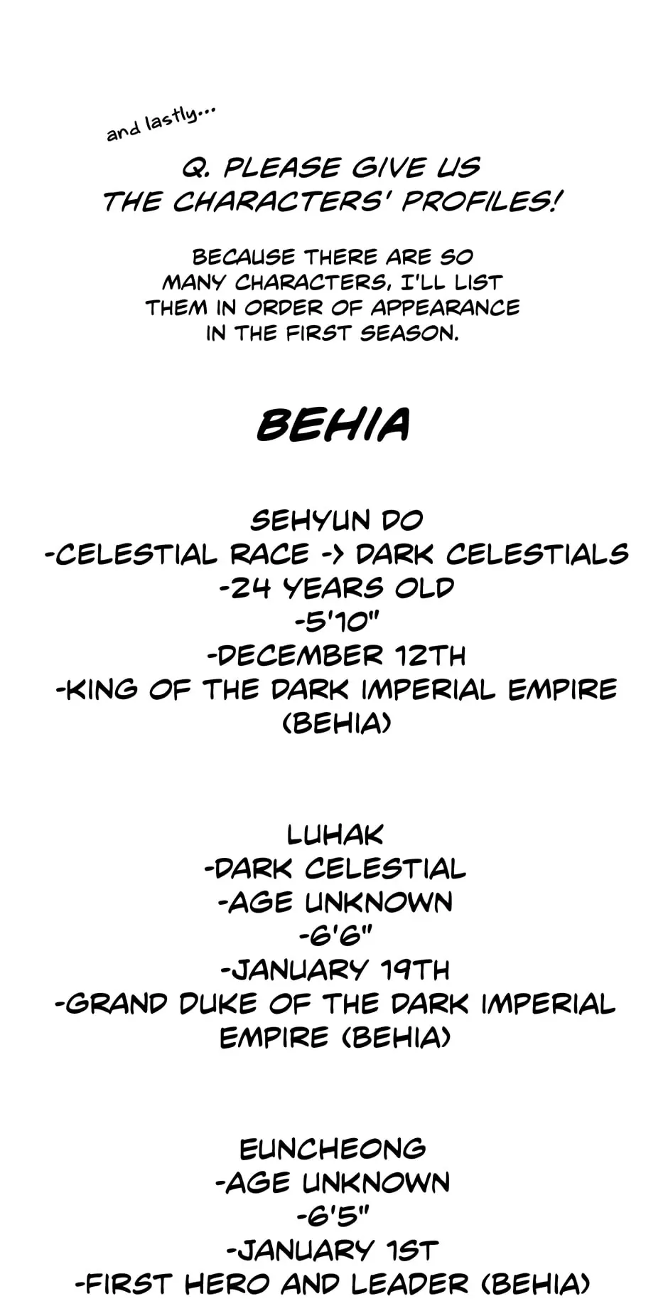 Surviving as a Player «Official» - Creator's Notice manhwa