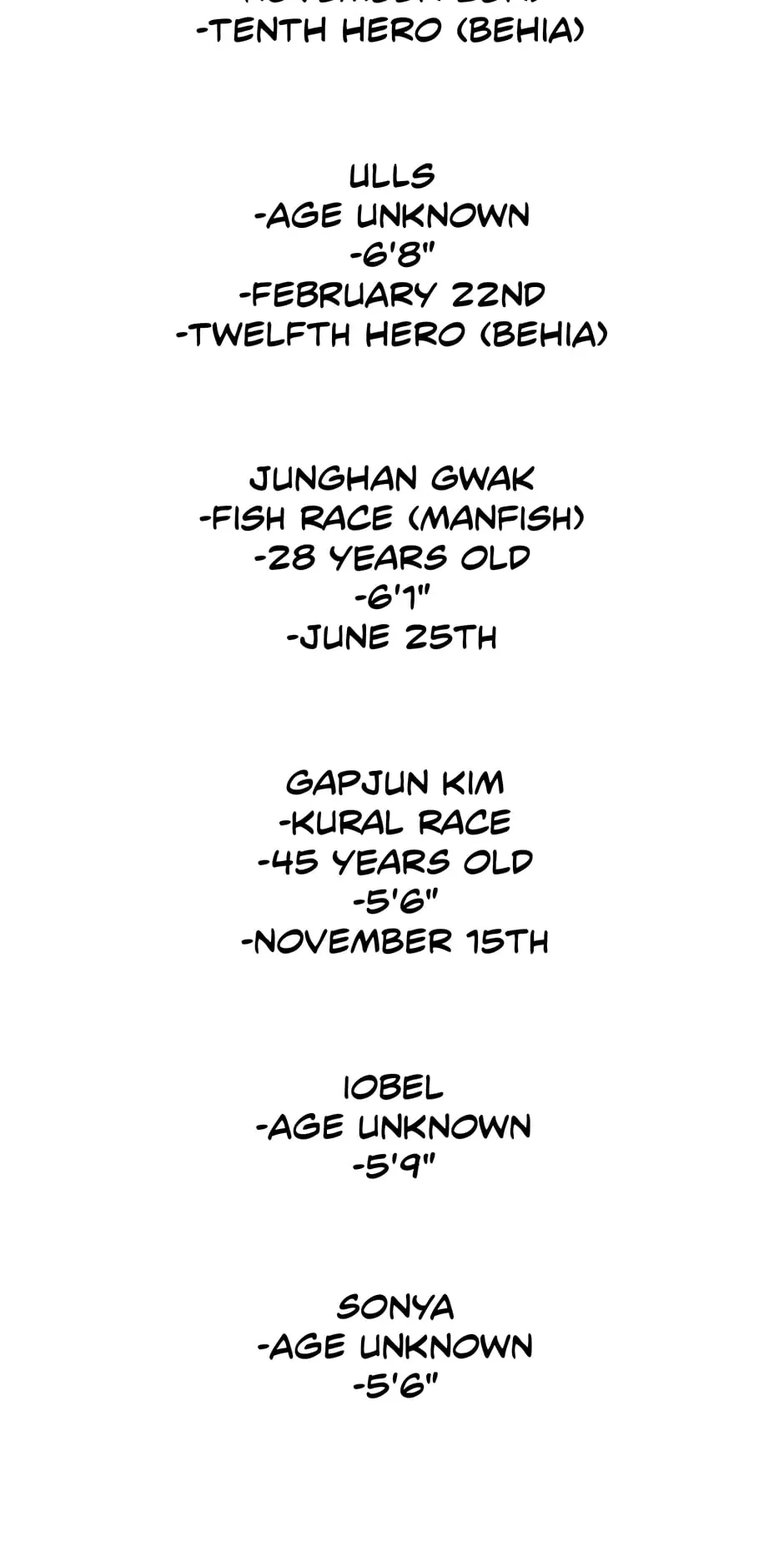 Surviving as a Player «Official» - Creator's Notice manhwa