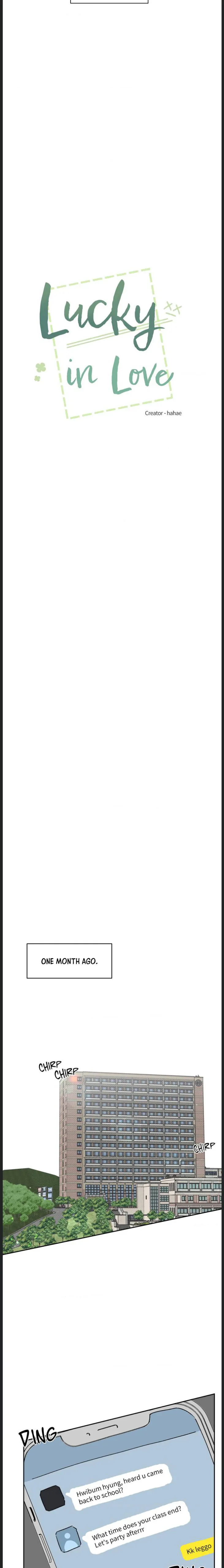 Lucky in Love - Chapter 1 manhwa