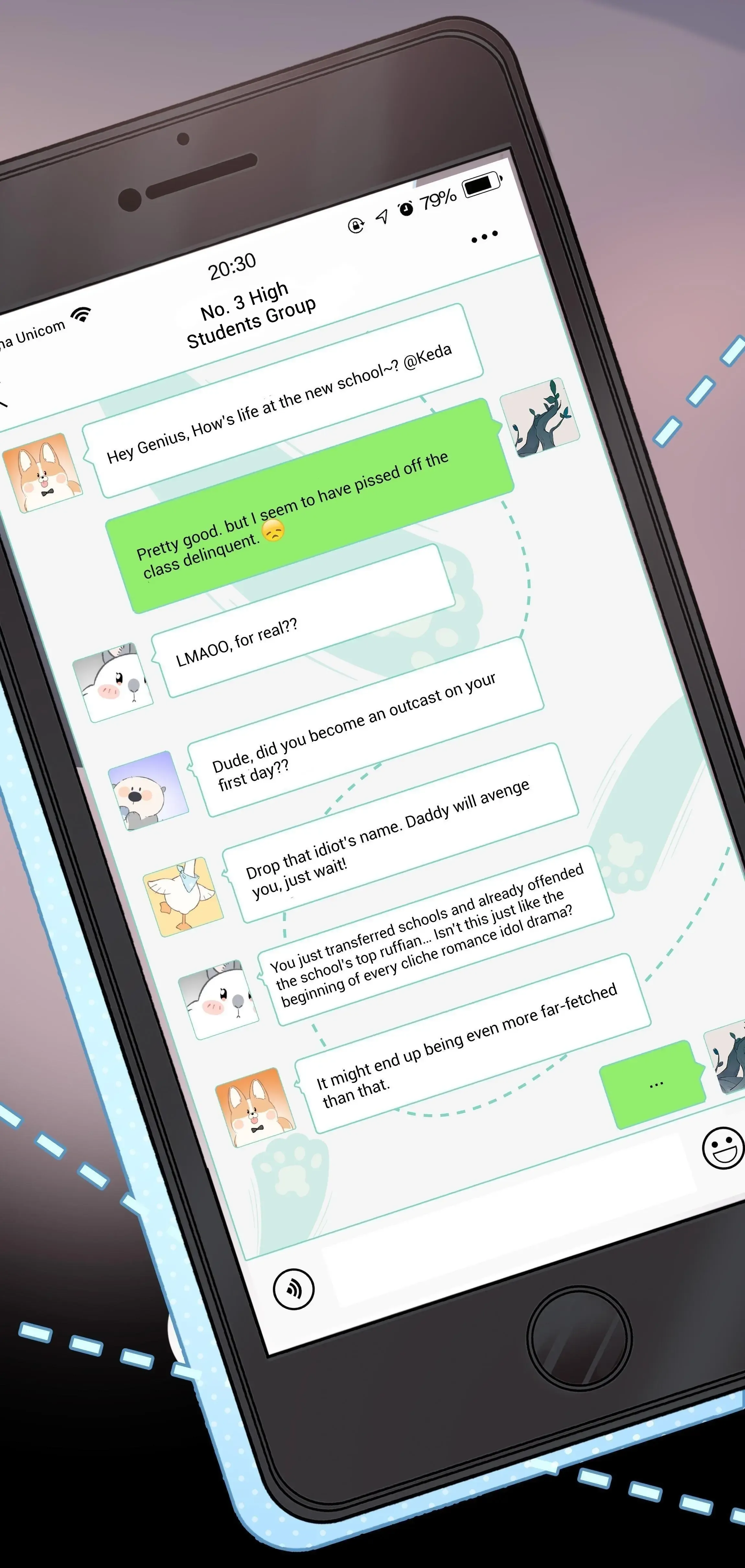 Shanhai High School (Official) - 4 - The Couple Who Are At Odds With Each Other manhwa